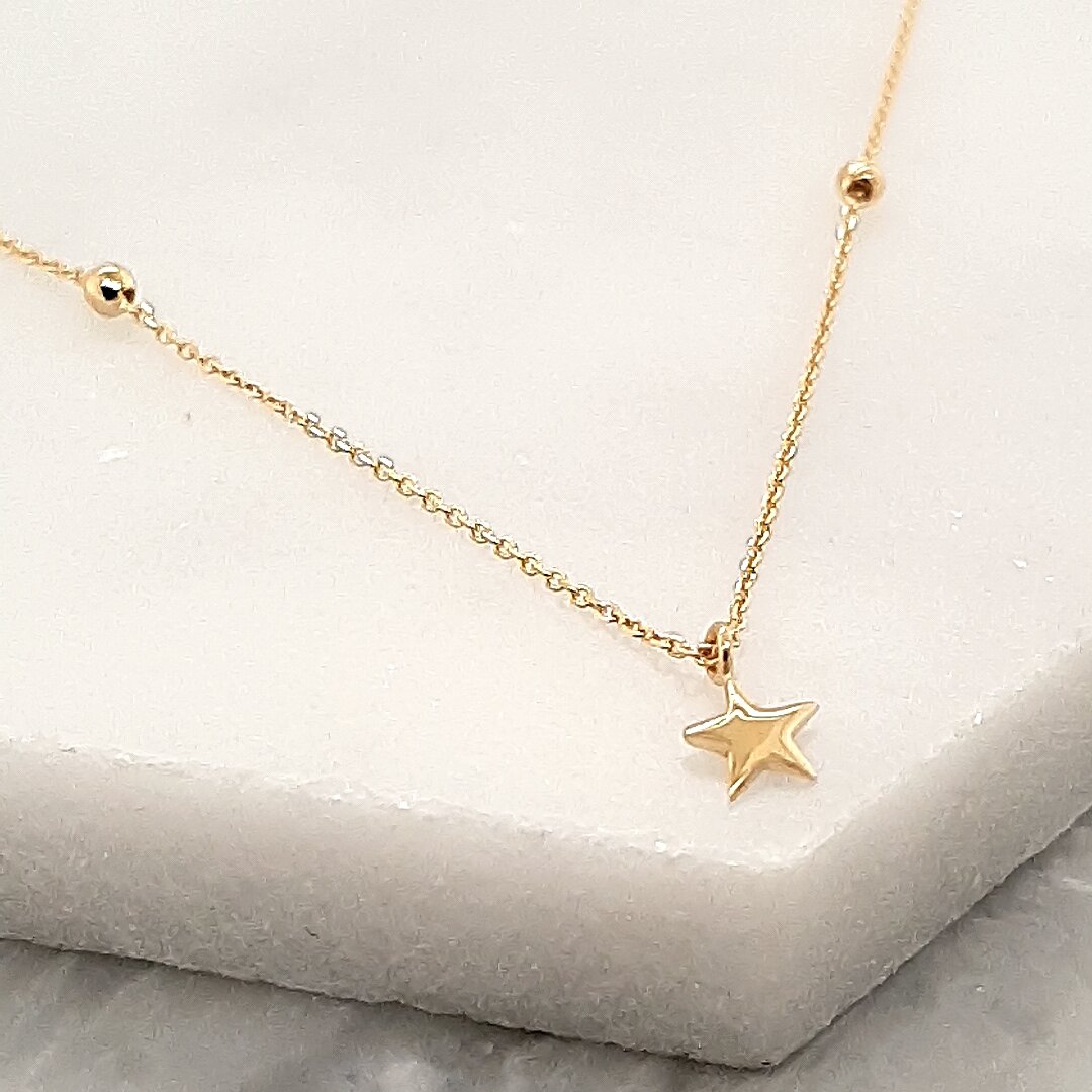 9ct Gold Star Pendant – Blacoe Jewellers