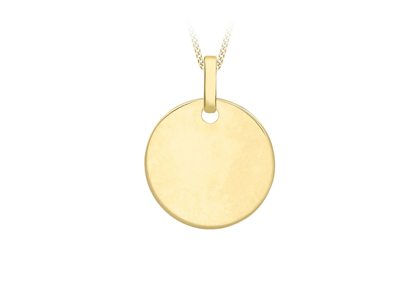9ct Gold Disc Necklace — McCarthys 
