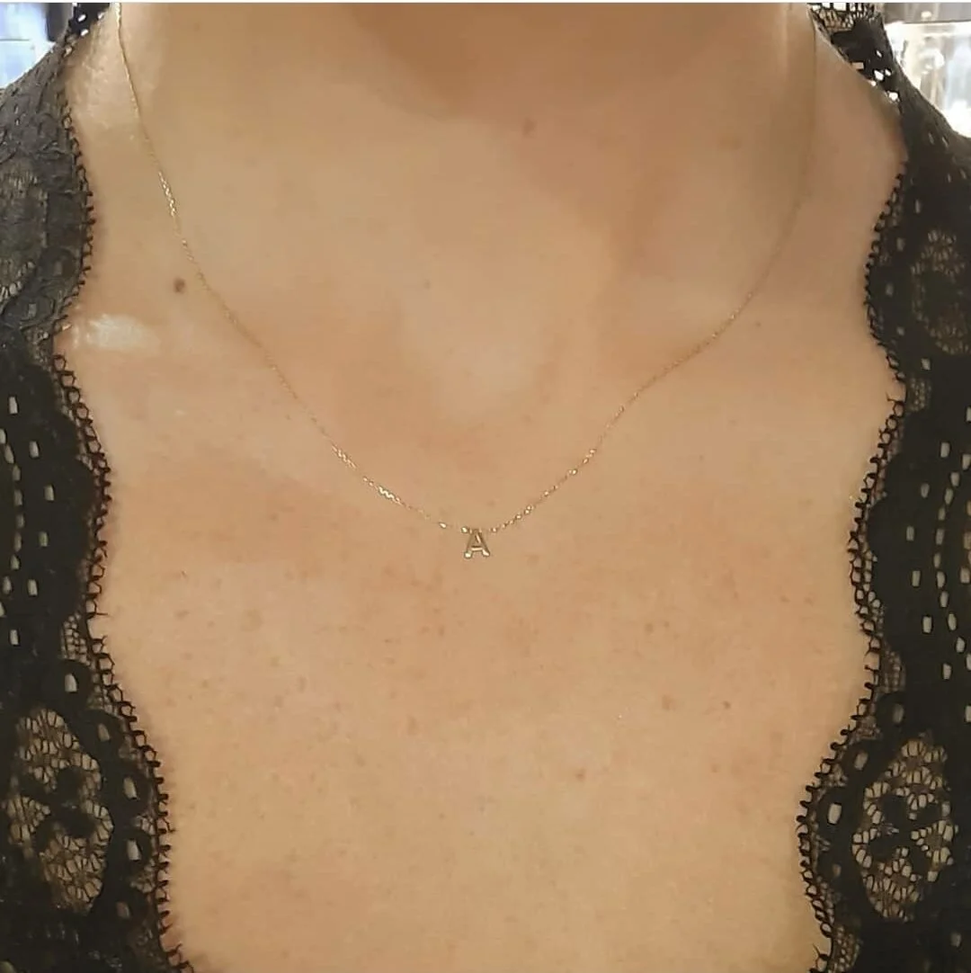 9ct Initial Necklace — McCarthys Jewellery