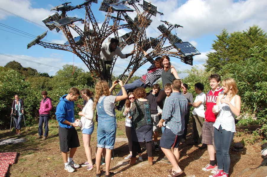 Brislington solar tree. Photo: Demand Energy Equality