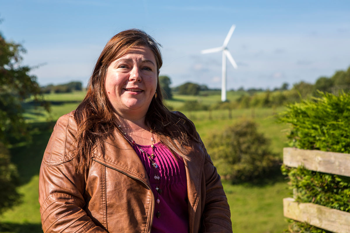 Resilience Centre community wind turbine