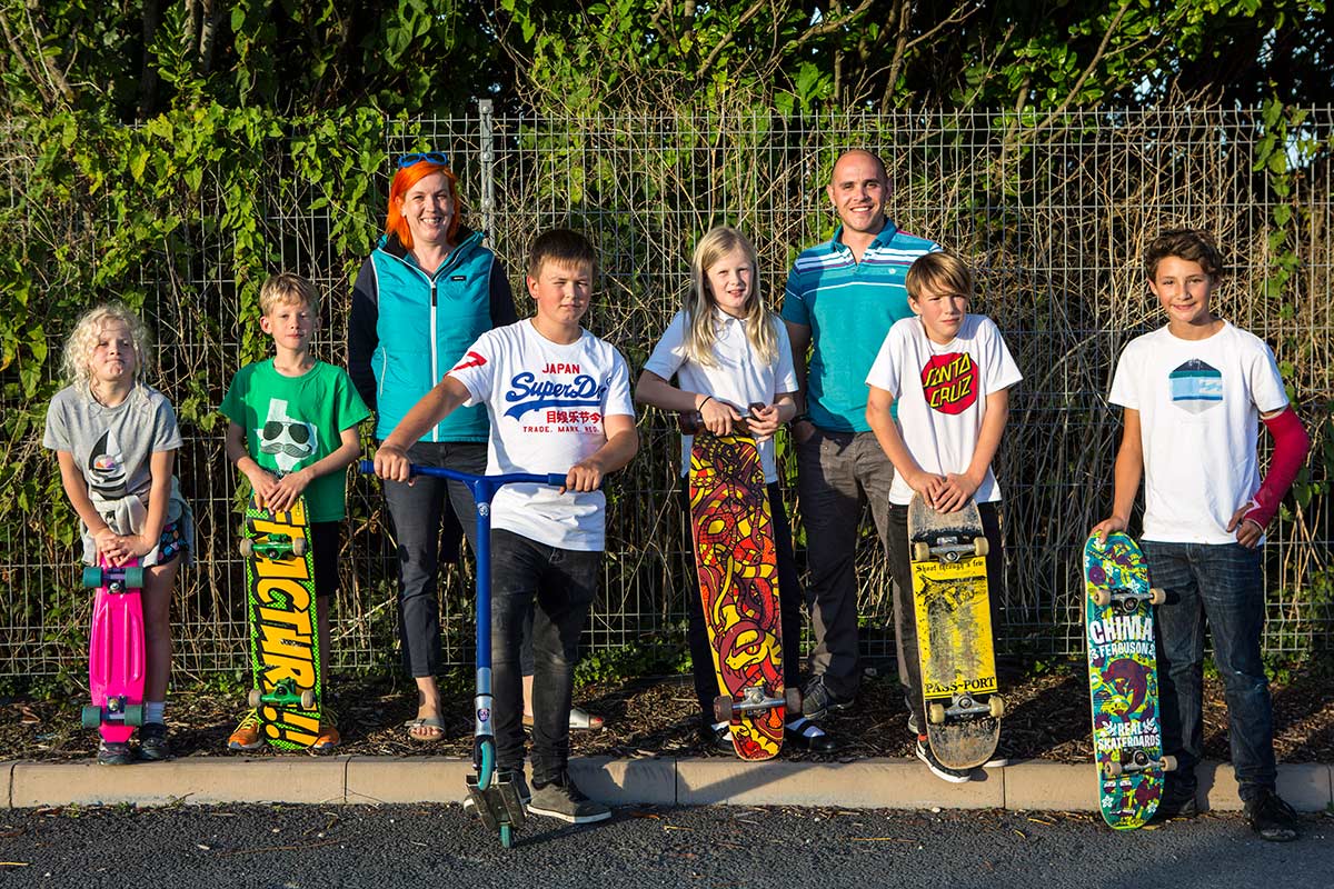 Skate park funded by Wadebridge Renewable Energy Network