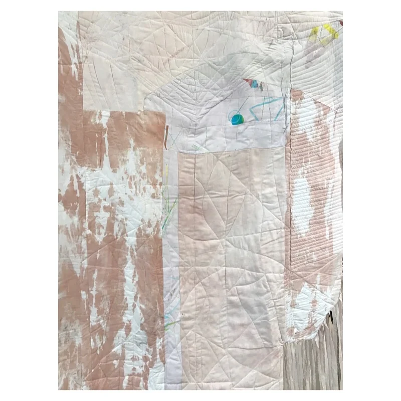  Quilt with naturally dyed fabric  2018 