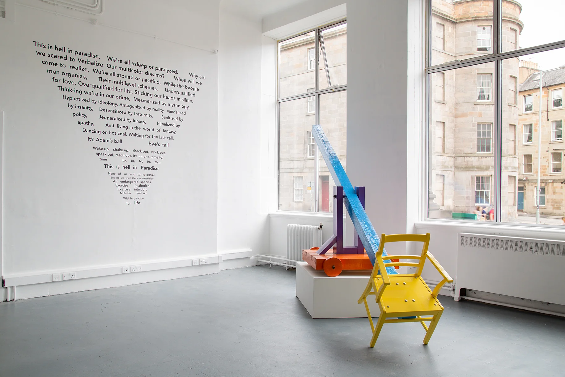 'Ducking Stool' and Yoko Ono's 'Hell in Paradise' with curatorial collab