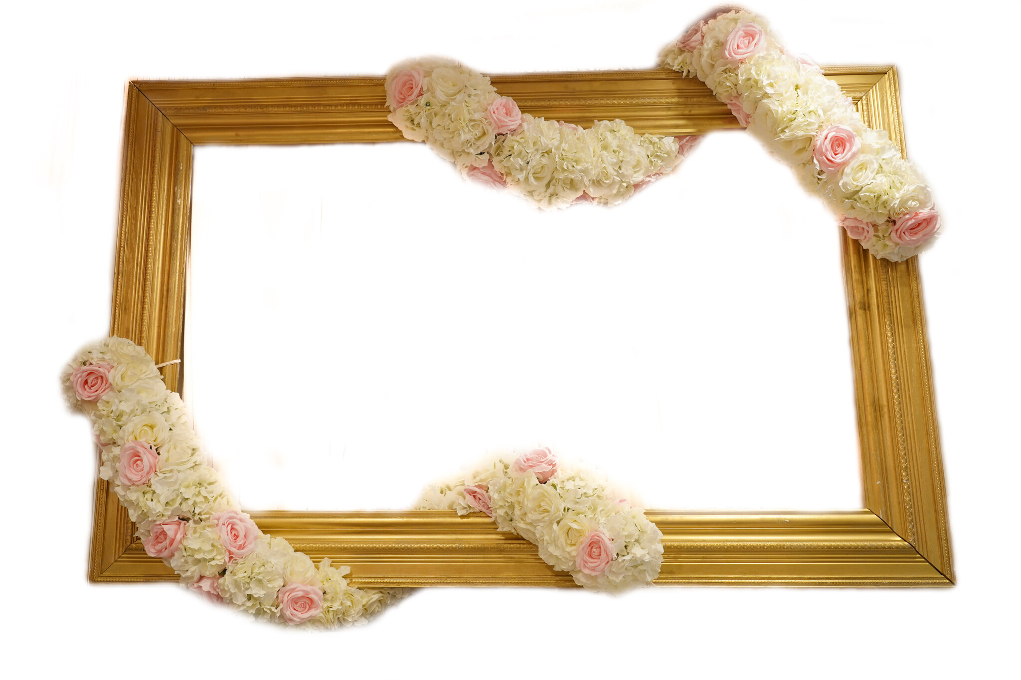 Gold Frame w/ Floral Wrap