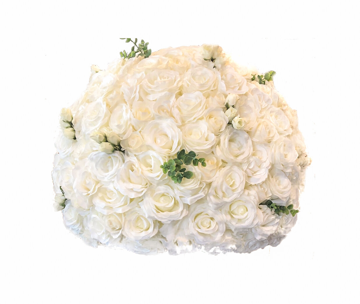 White Roses w/ Greenery