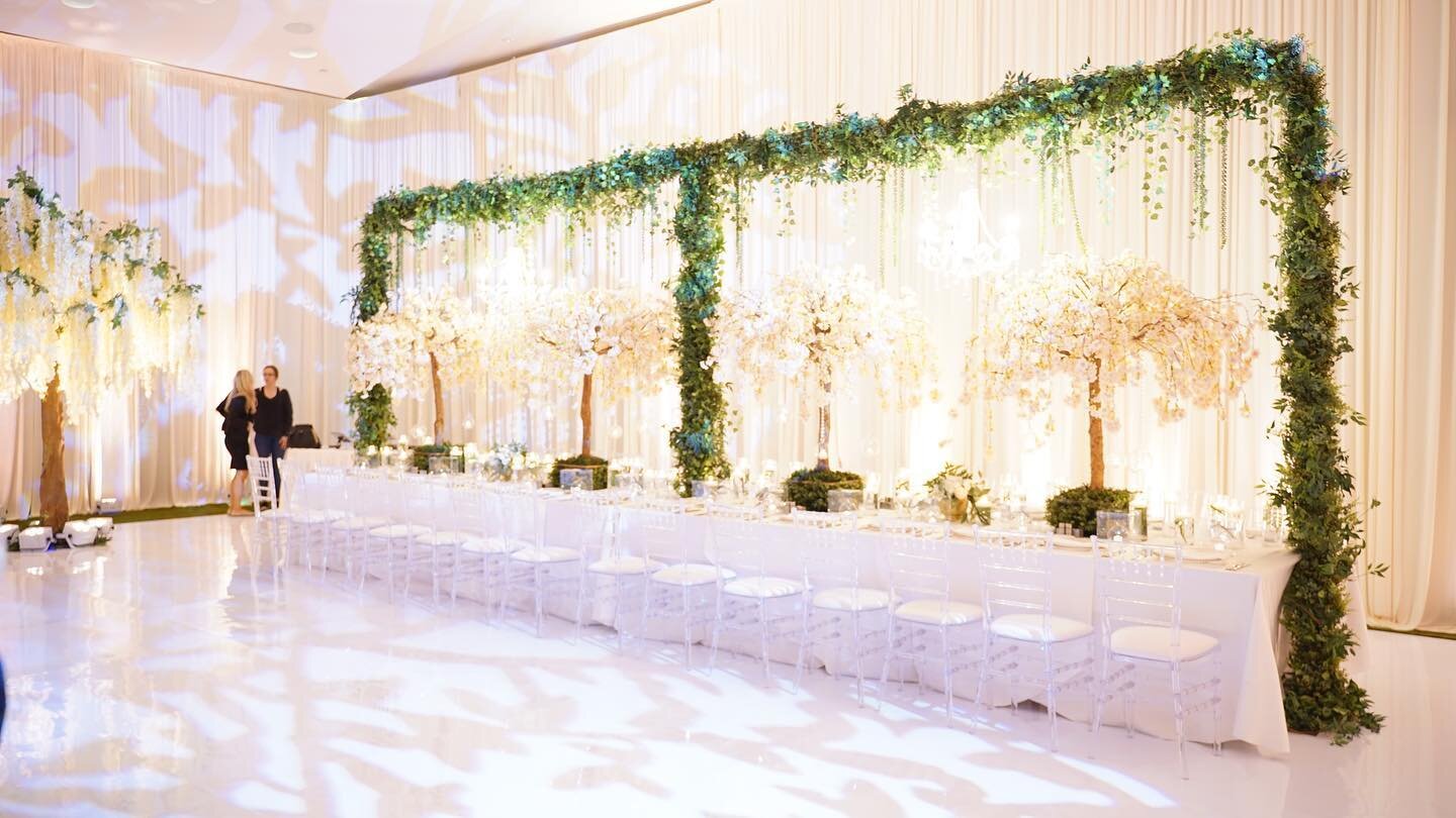 Another angle of this room transformed! ✨Room draping is a must in large hotel balloons that are like blank canvas! Questions about your upcoming event? Send us a DM today! @satinchair 

Planning : @asya_r_r 
Venue: @hyattohare 
.
.
.
.
.
.
.
.
.
.
#