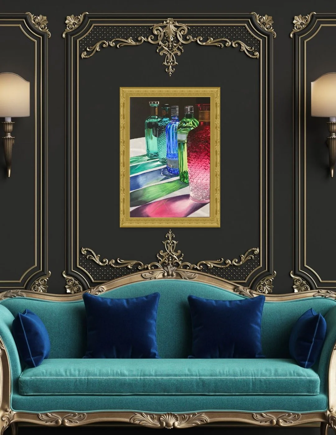 redhead with blue sofa_ornate wall.jpg