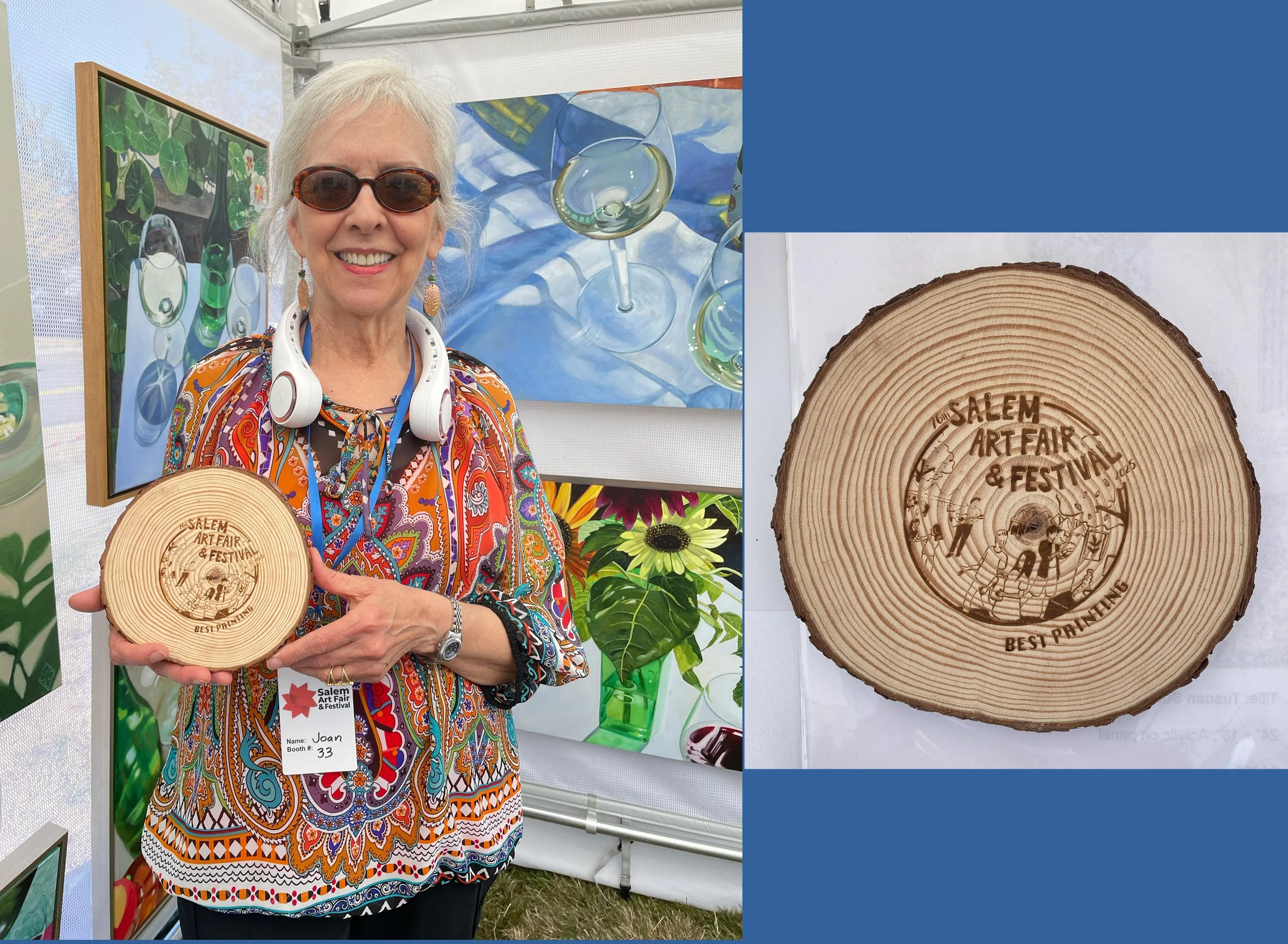 Best painting award at Salem Art Fair & Festival 2025