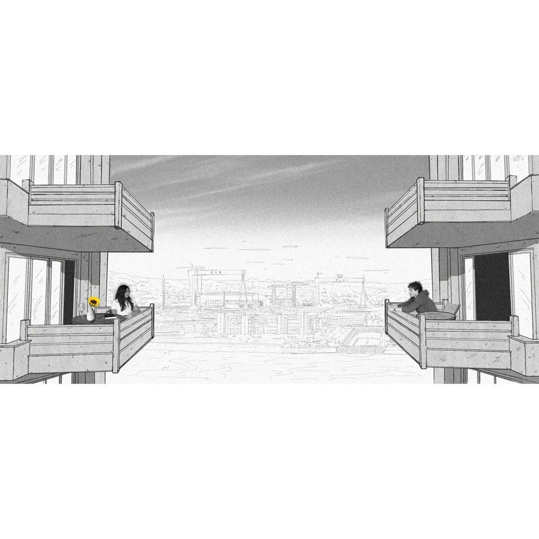 &lsquo;Together Apart&rsquo; (2021) &ndash; Produced during lockdown of the Covid-19 Pandemic, this short adhered to strict social distancing measures meaning cast members did not meet and all locations were created using hand drawings and rotoscopin