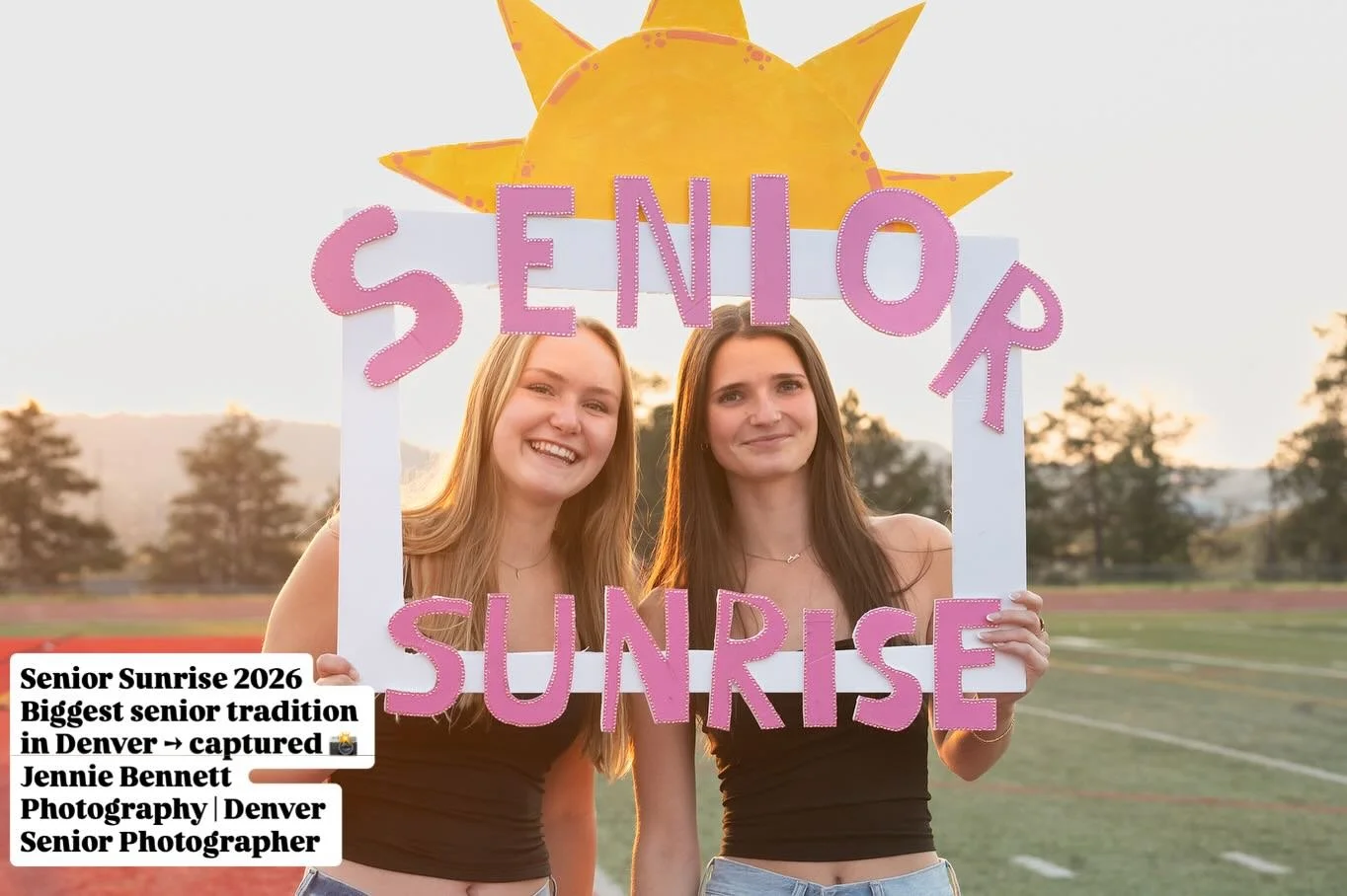 🌅 Senior Sunrise 2026 Biggest senior tradition in Denver &rarr; captured 📸 Jennie Bennett Photography | Denver Senior Photographer
#DenverSeniorPhotos #seniorsunrise