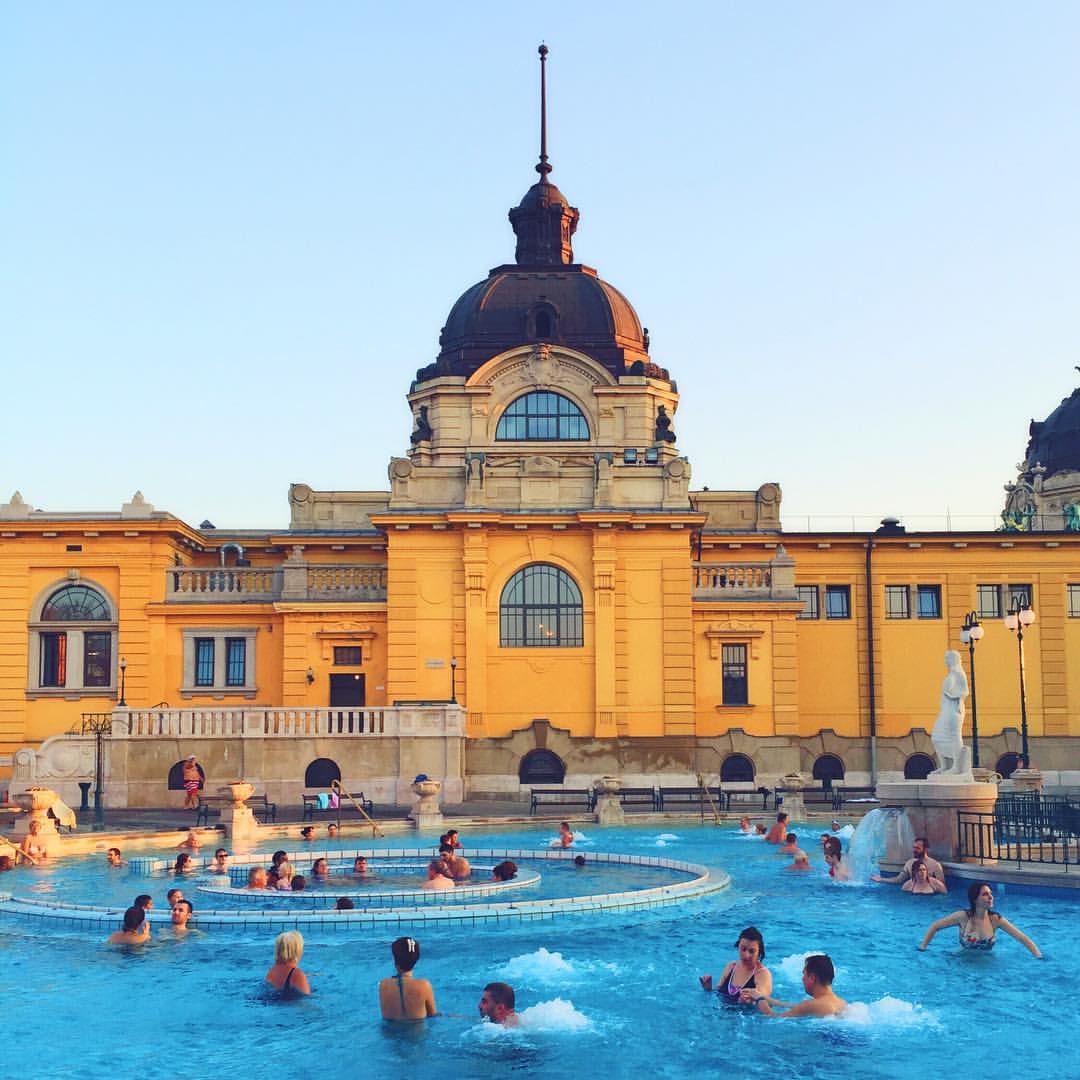  Széchenyi Baths in Budapest, Hungary 