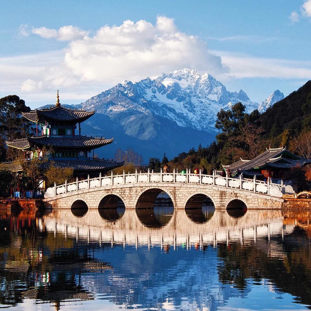 Black Dragon Pool in Lijiang, China