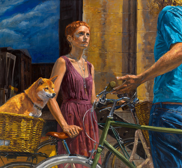 The Argument”, oil on linen, 130x140cm