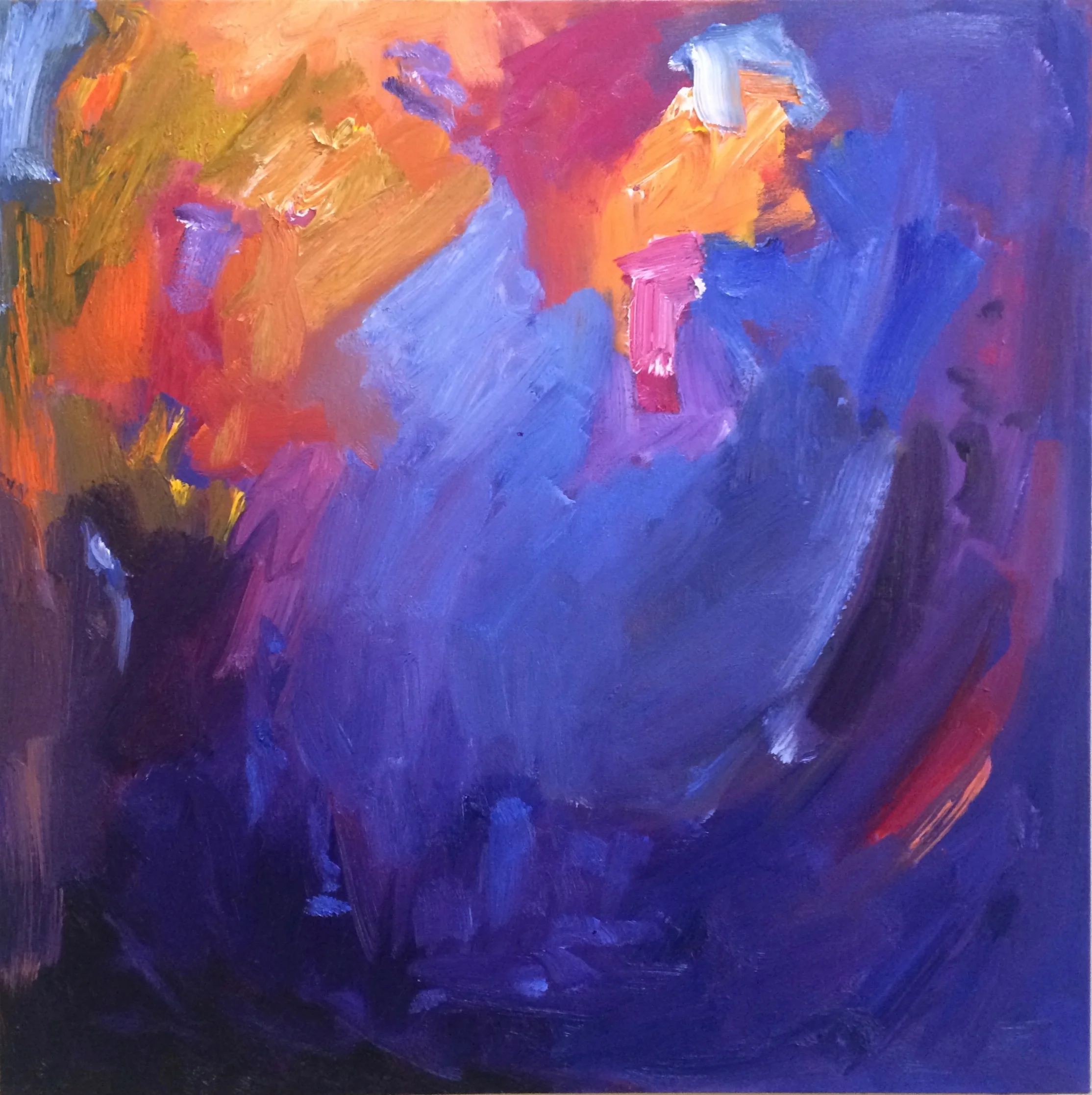 Blue Bay, 24 x 24, Oil on Canvas, $625