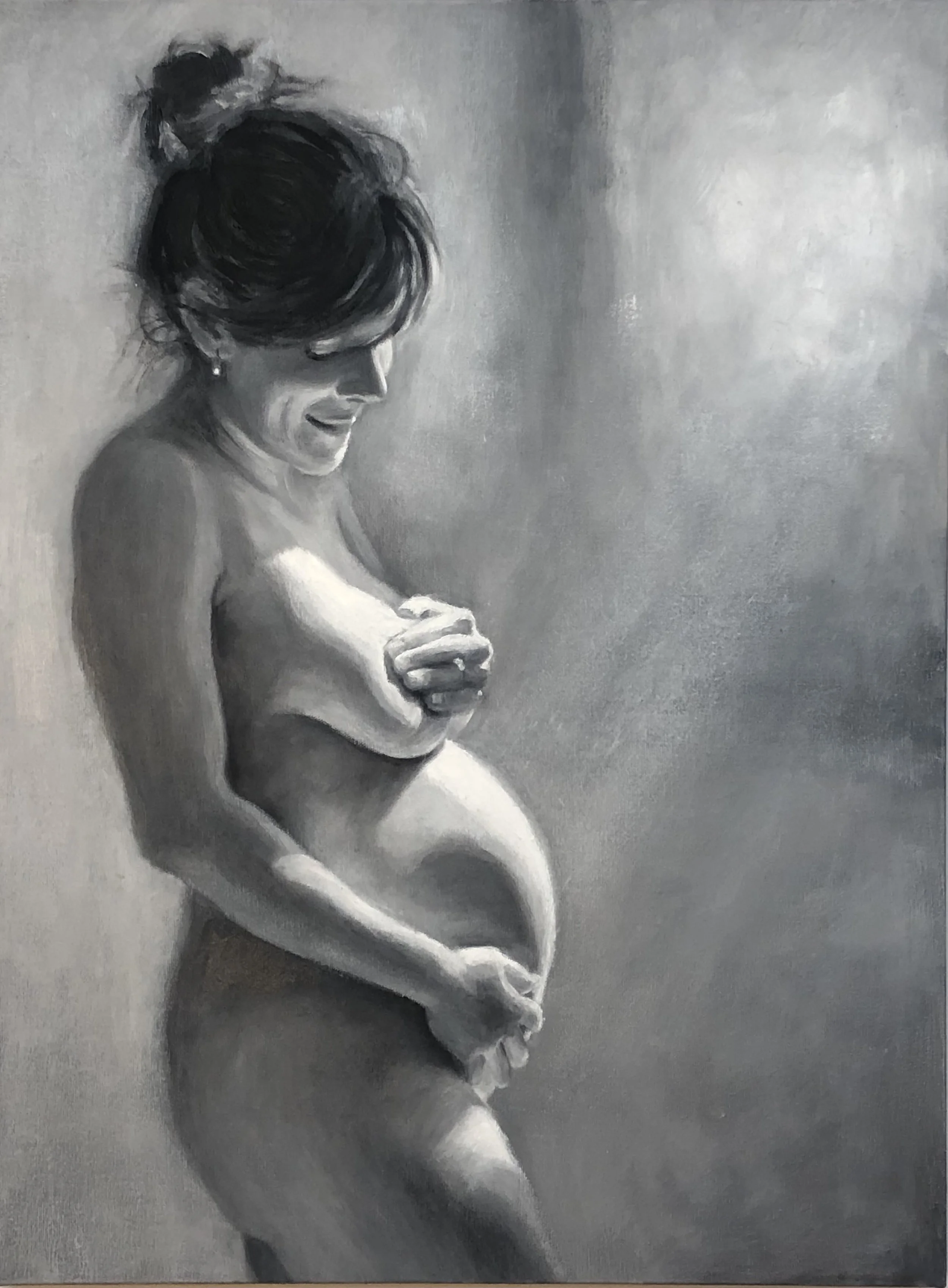 Bathed in Sunlight, Oil, 18x24"