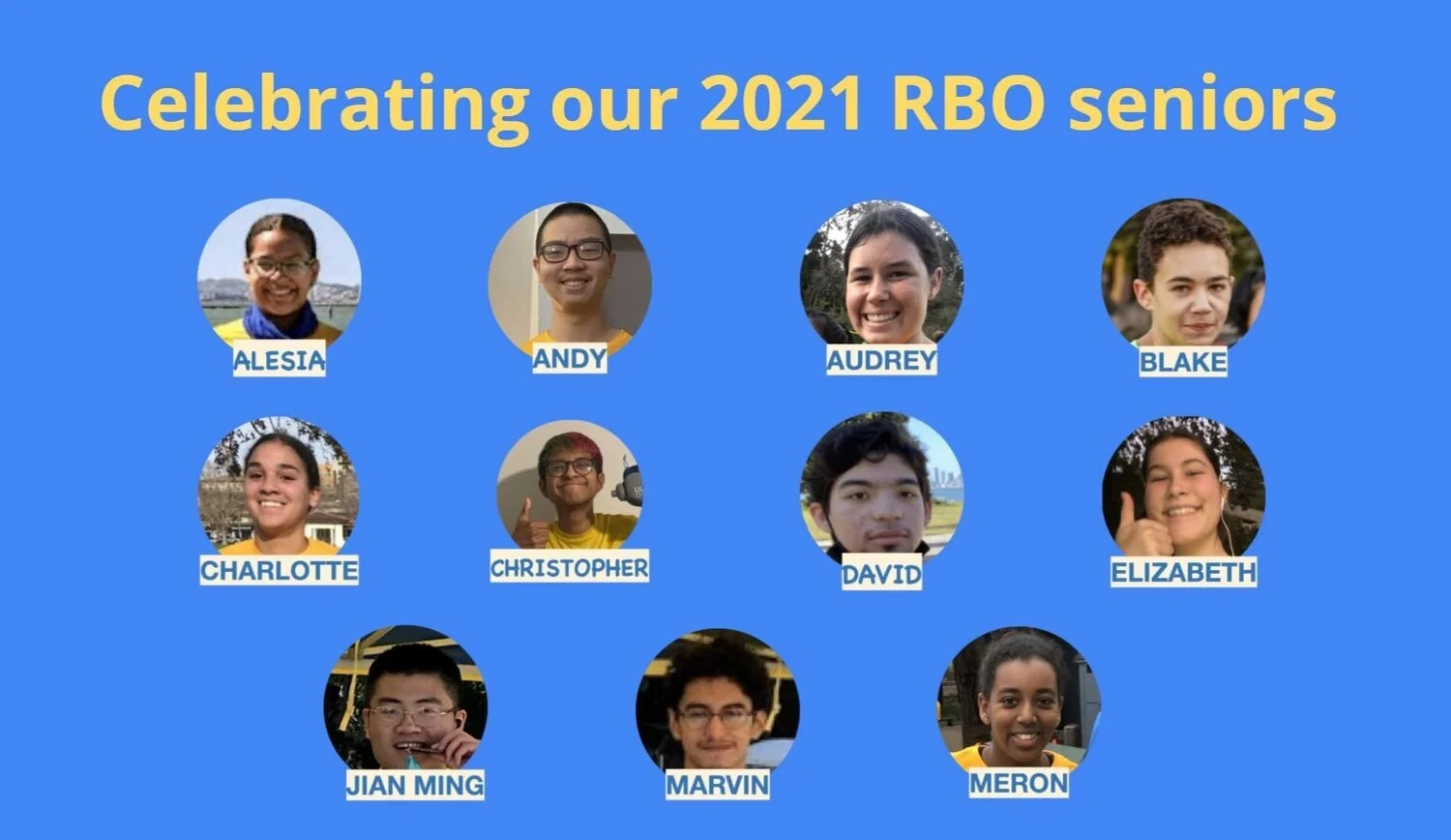 Announcing our 2021 Scholarship Recipients