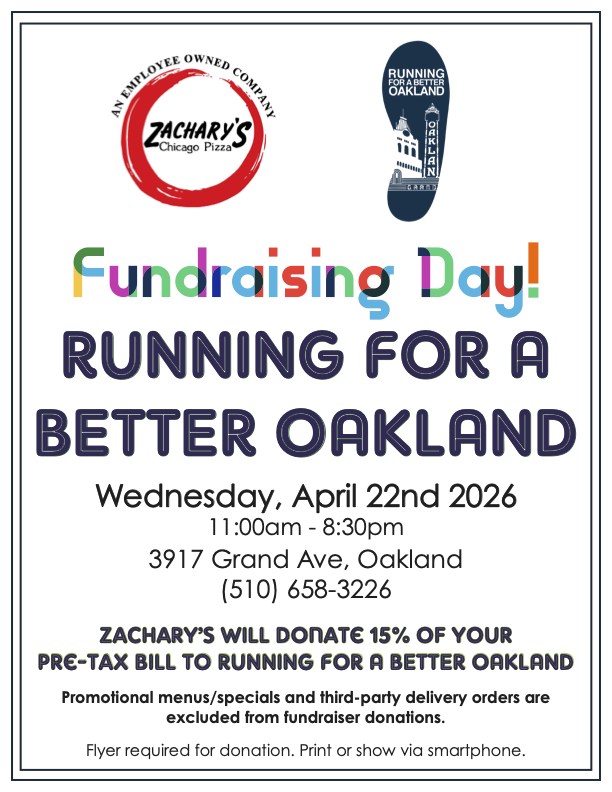 RBO x Zachary's Pizza Fundraiser