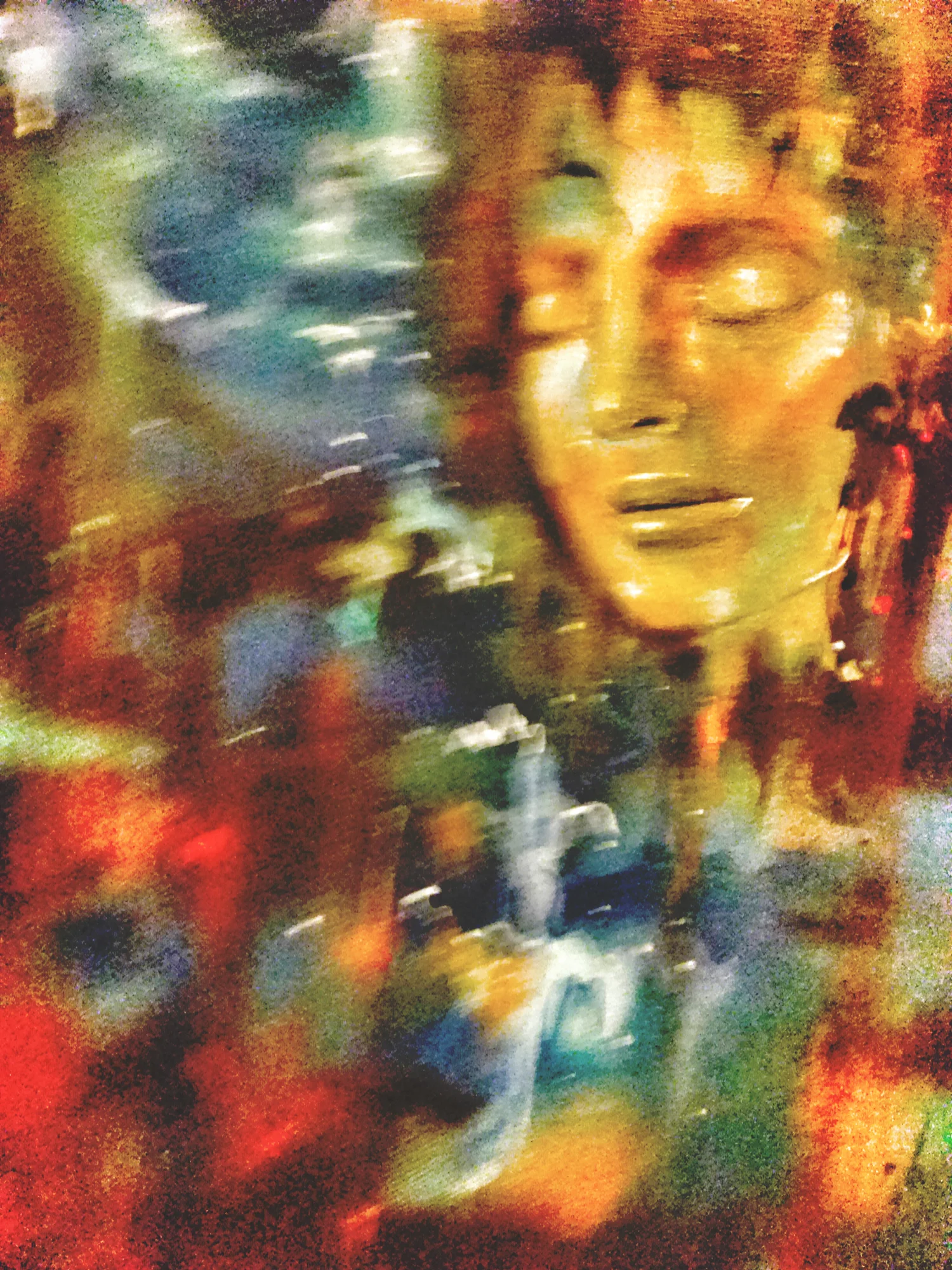 Detail from an untitled painting, 2014, (SOLD)