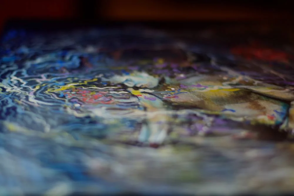 Detail from an untitled painting, 2014, (SOLD)