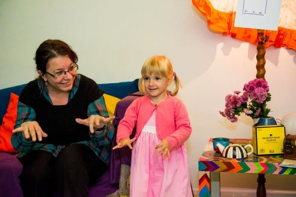 Daniela Miscov and kids