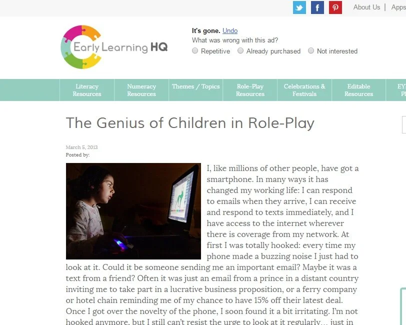 The Genius of Children in Role-Play