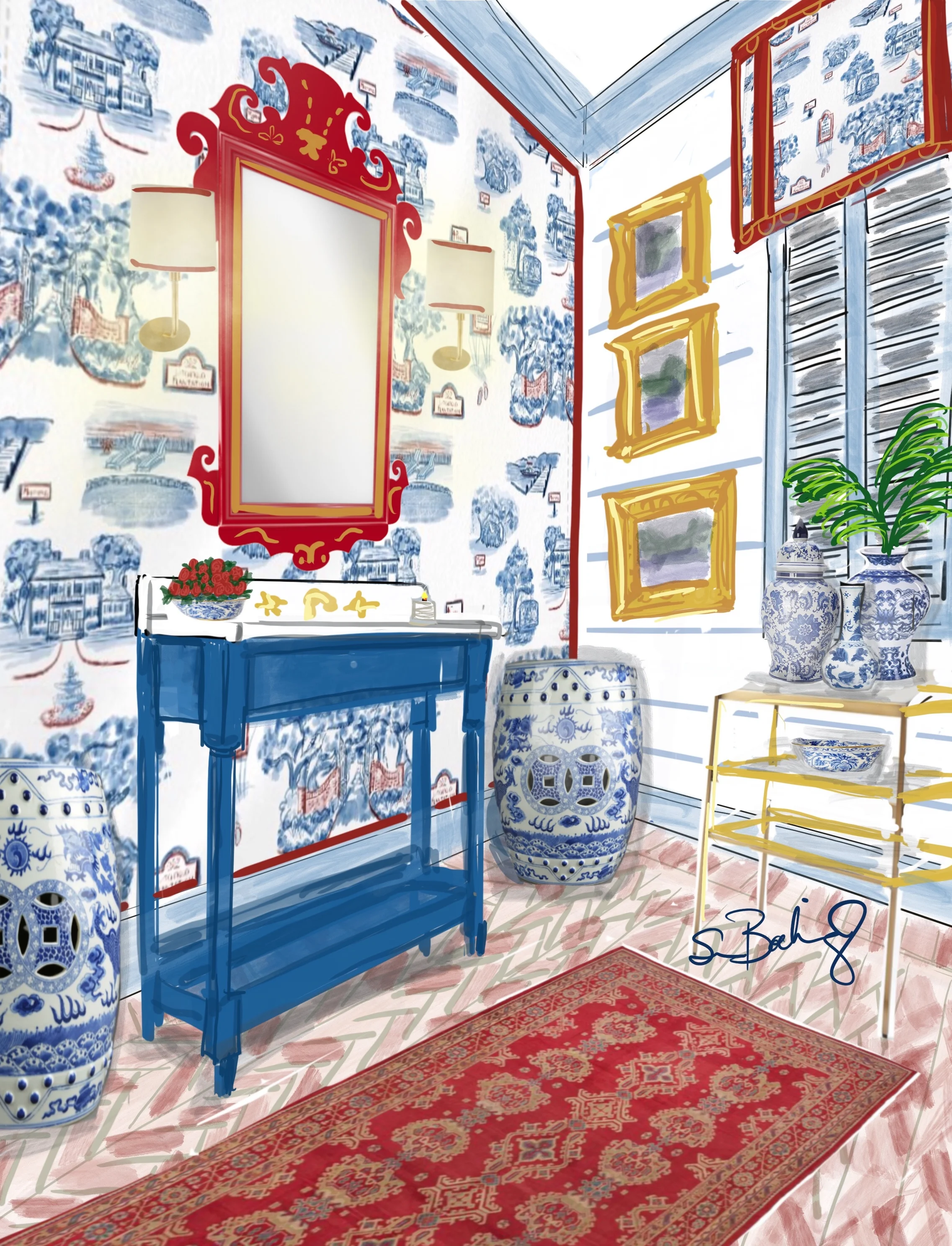 Litchfield Plantation Half Bath