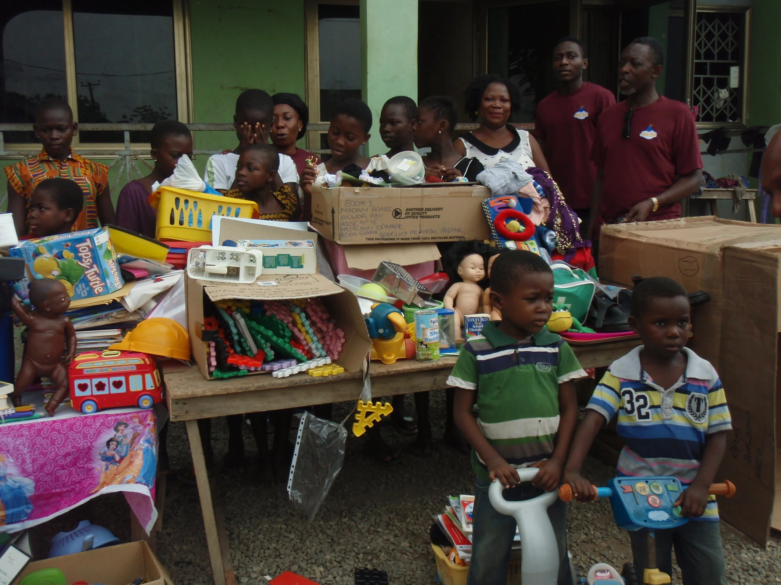  Some of the resources delivered to (HC) orphanage Ghana. 