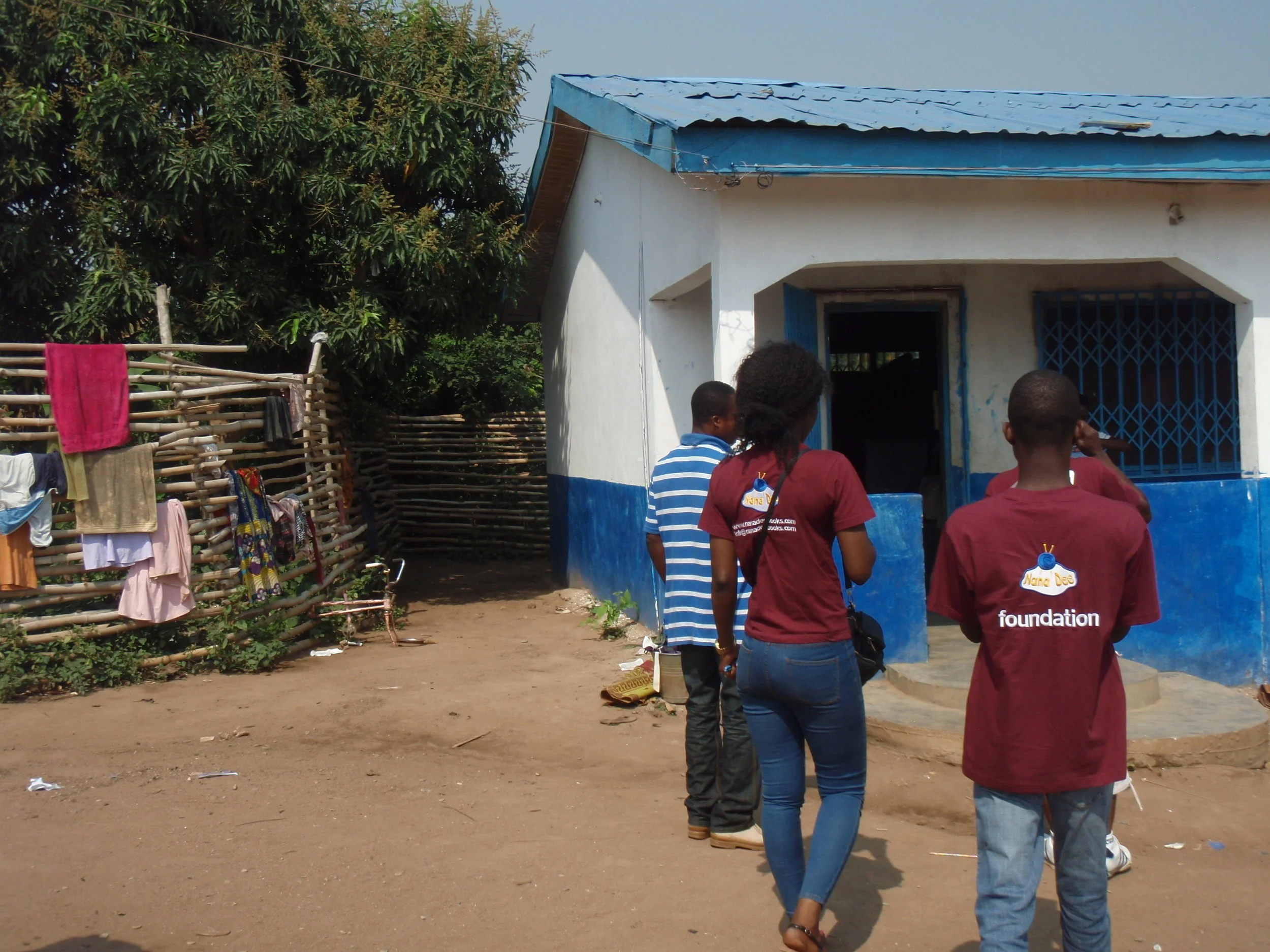  On our way to see a classroom at (EOTL) orphanage Ghana. 