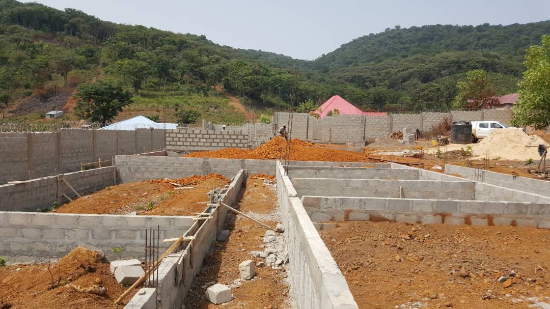 March 2018 - The builders are well underway and the foundation of the orphanage has been laid.