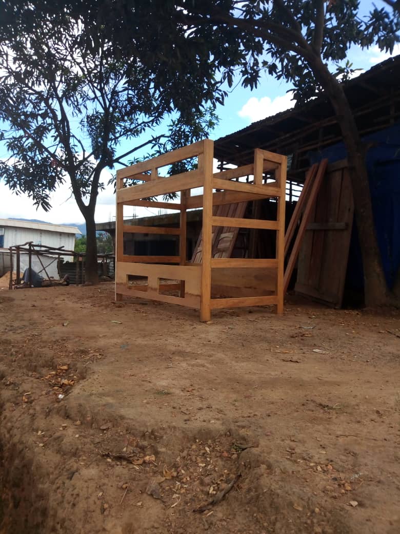  Bunkbeds for the children are all made from natural local resources. 