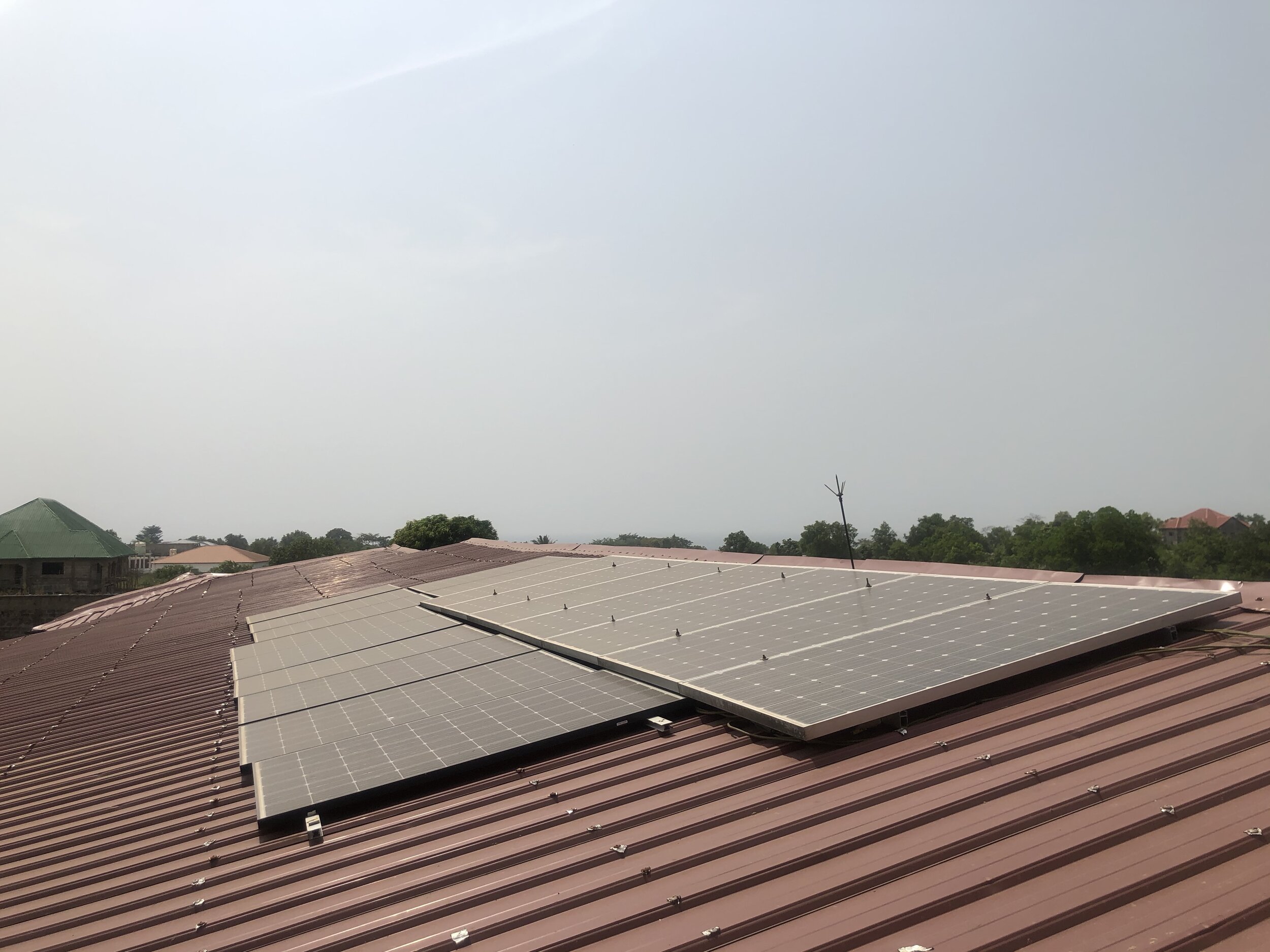 The orphanage is powered by solar energy