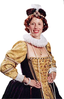 Mary Ann Jung as Queen Elizabeth I, "Good Queen Bess"