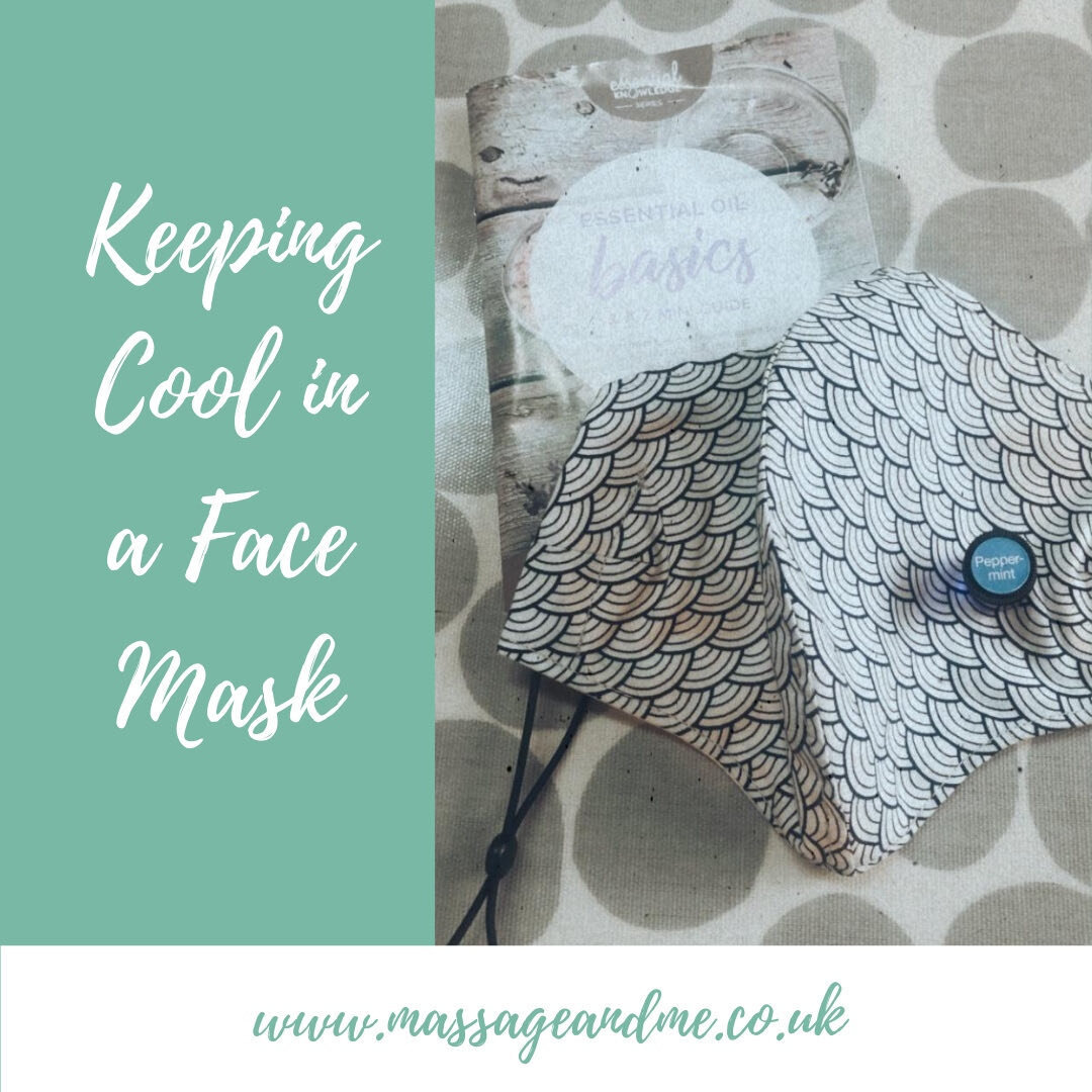 - Keeping Cool in a Face Mask - 
⁠⠀
This has been such a game changer for me this past scorching week so I thought I'd share the tip...⁠⠀
⁠⠀
You will need some Peppermint Essential Oil - I have a @DoTerra one here. ⁠⠀
⁠⠀
- Open up your mask and pop j