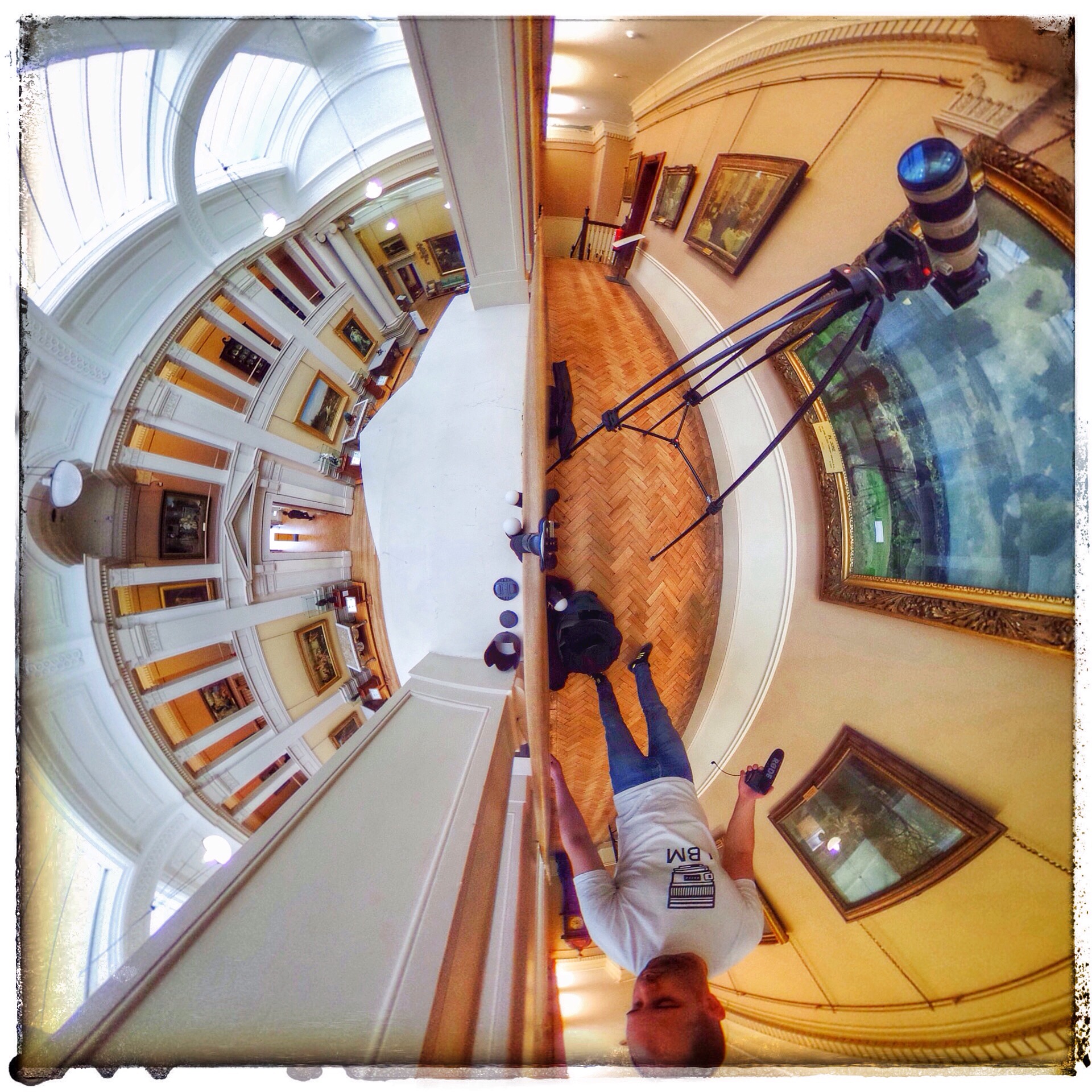 Image taken with the Theta 360 S (available for hire), edited in RollWorld & Colour graded in Snapseed Apps.