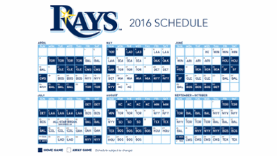 tampa bay rays schedule 2023 printable