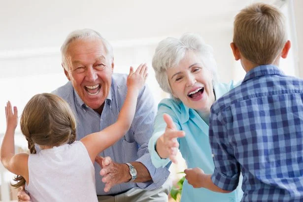 Grandchildren running to greet grandparents.jpg