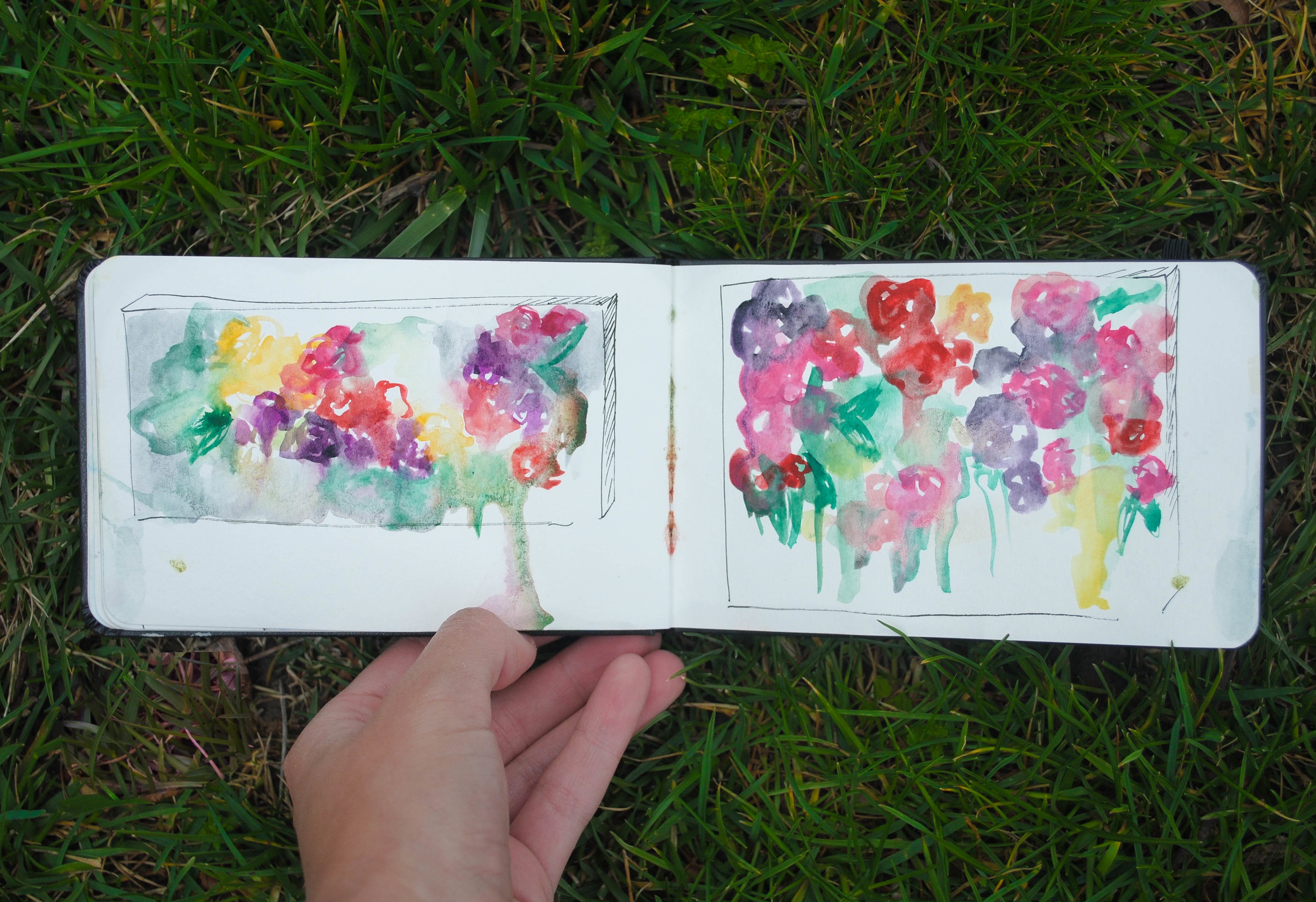 Most commissions begin with the sketchbook. It is so exciting to send thumbnails to clients and hear their reactions. A very honest process.