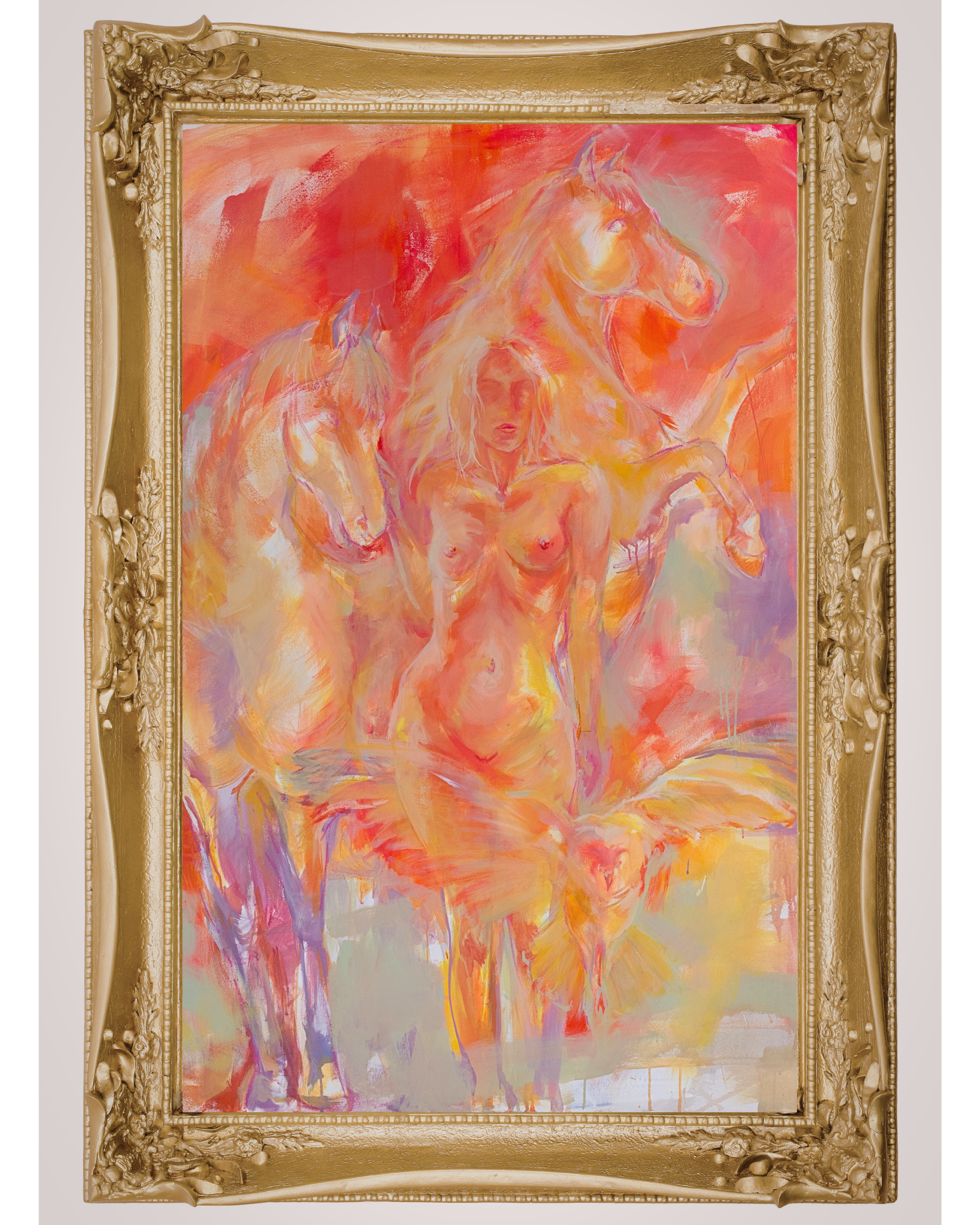 "Where The Wild Fire Runs" 16x20" Limited Edition Print