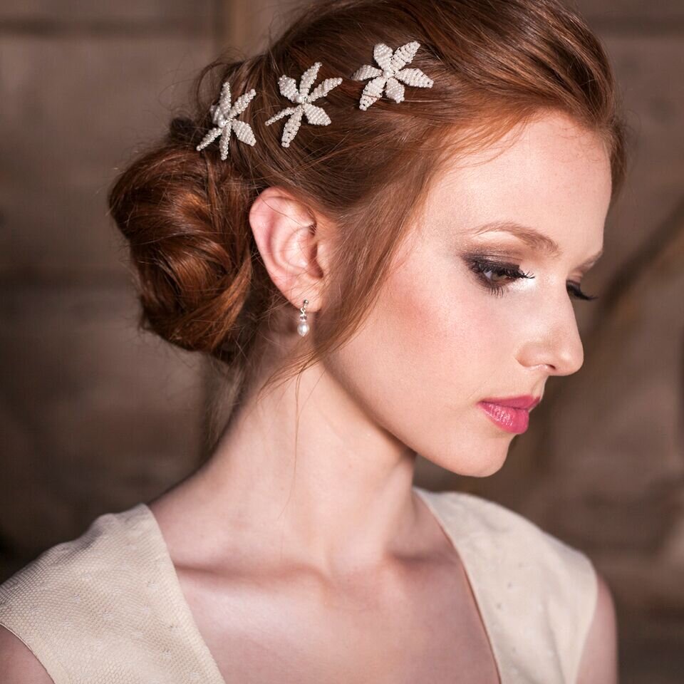 Vivien J Jasmine Bridal Hair Pins