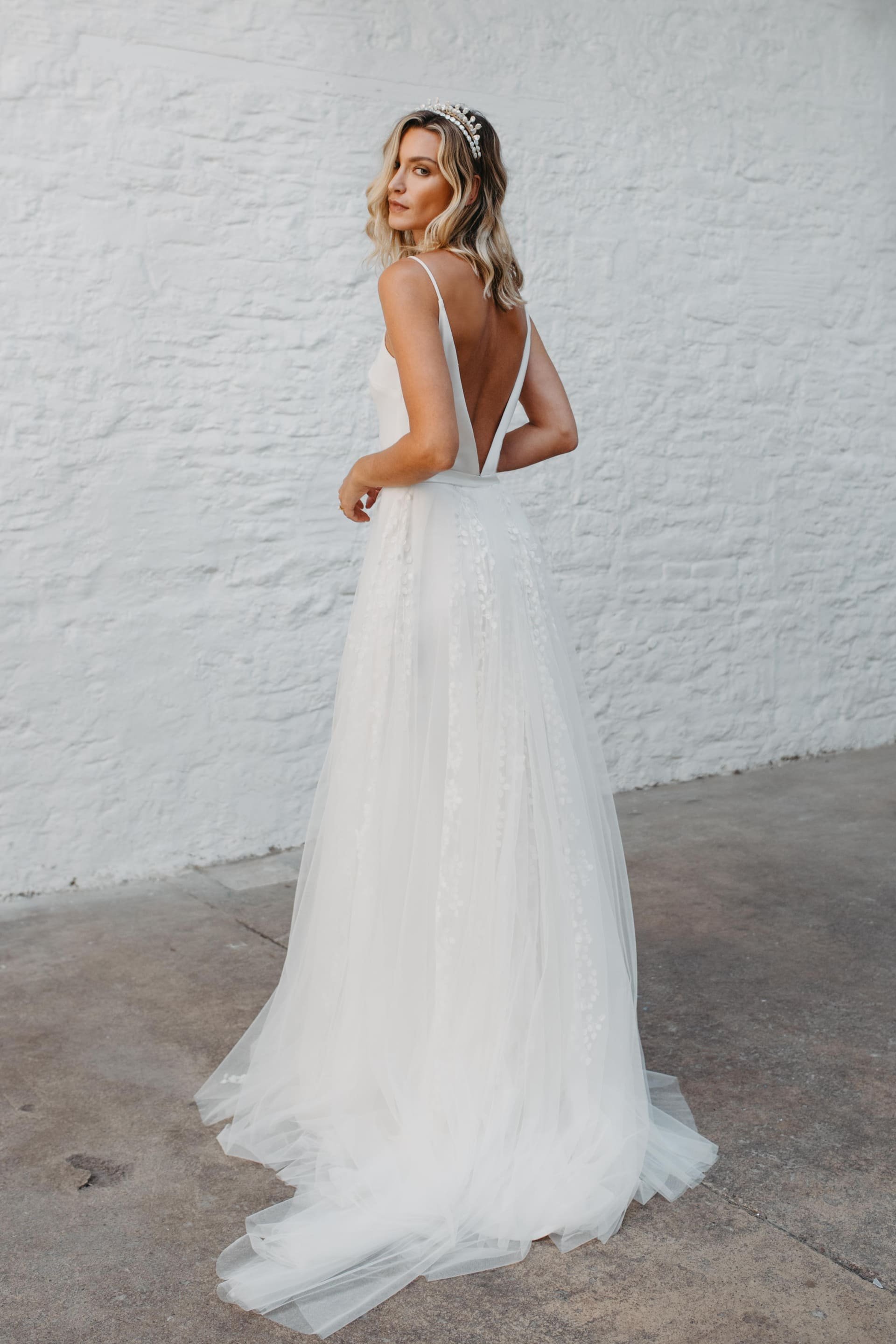 Love Story Bride Wedding Dress | Amelia Overskirt