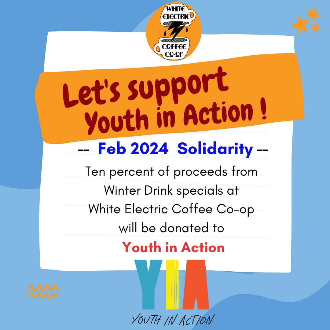 Drink menu — White Electric Coffee Coop