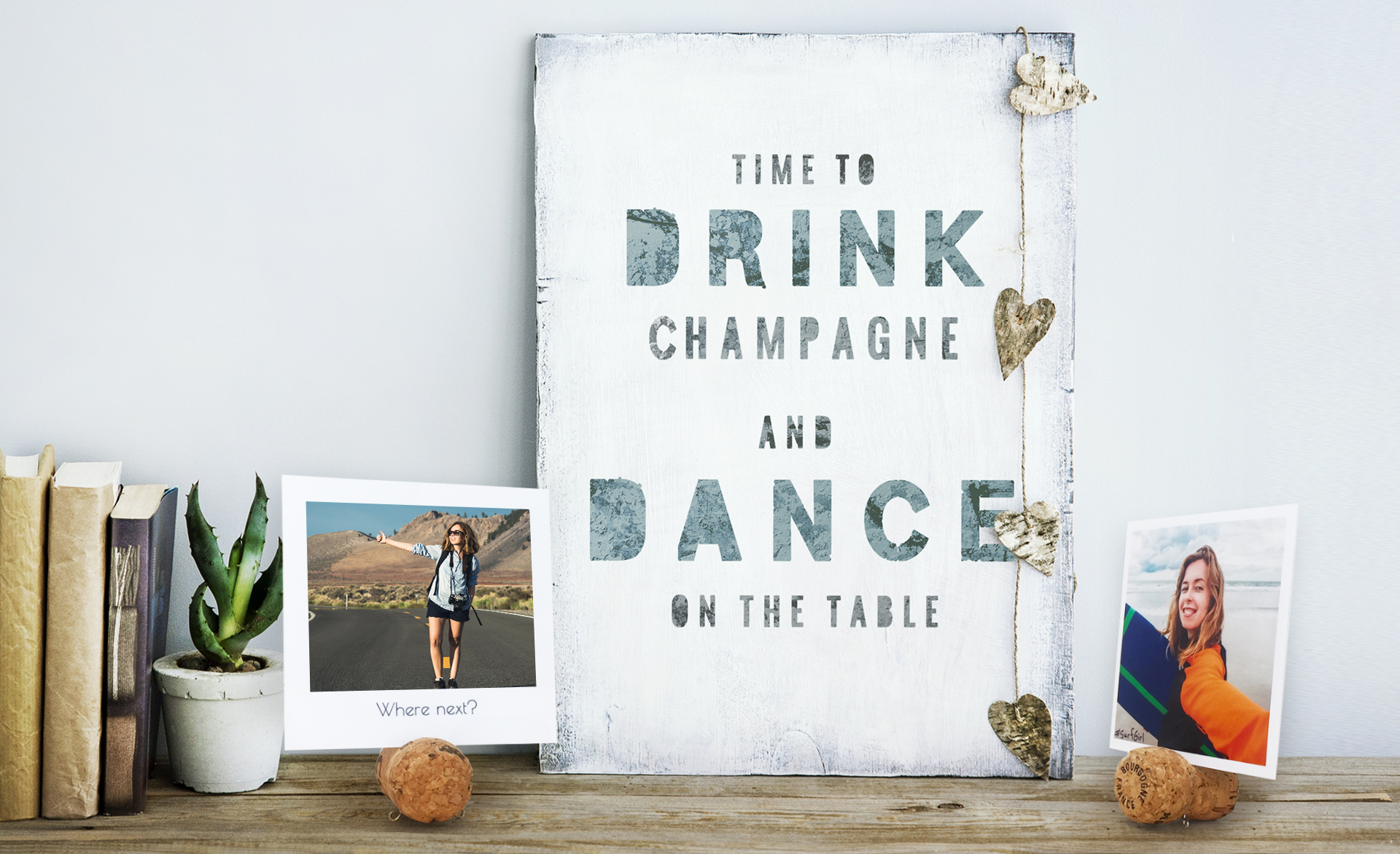 DIY Cork Photo Stand — Printiki