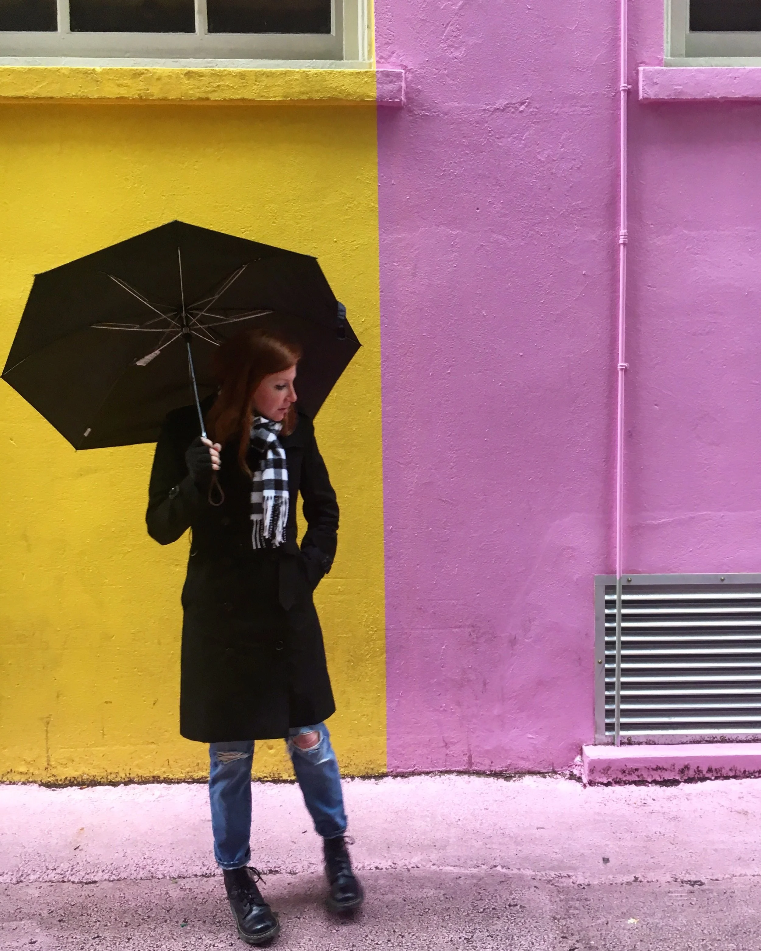 Can't forget about the only colored wall I found in Vancouver!
