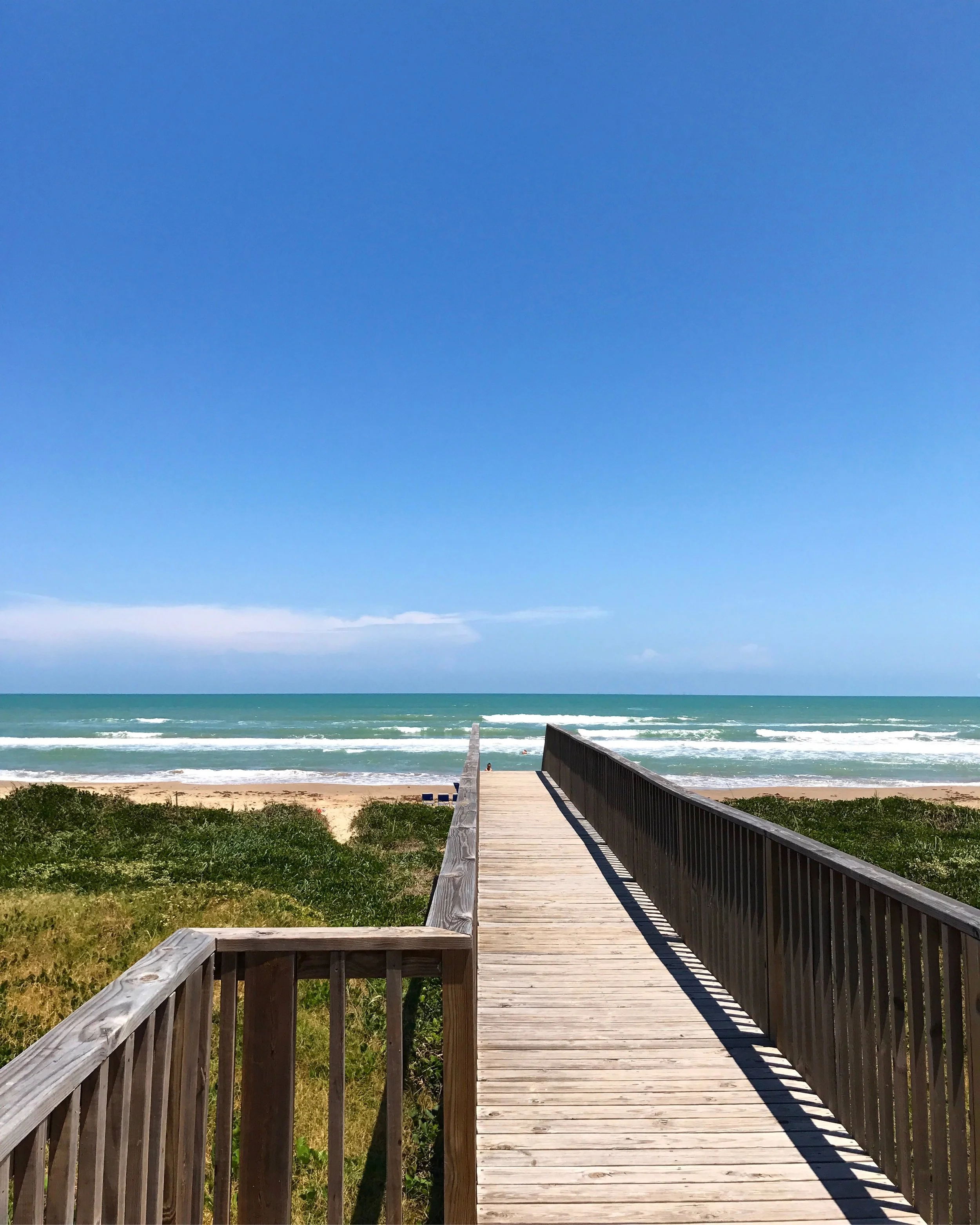 Private walkway shared with the rental next door.