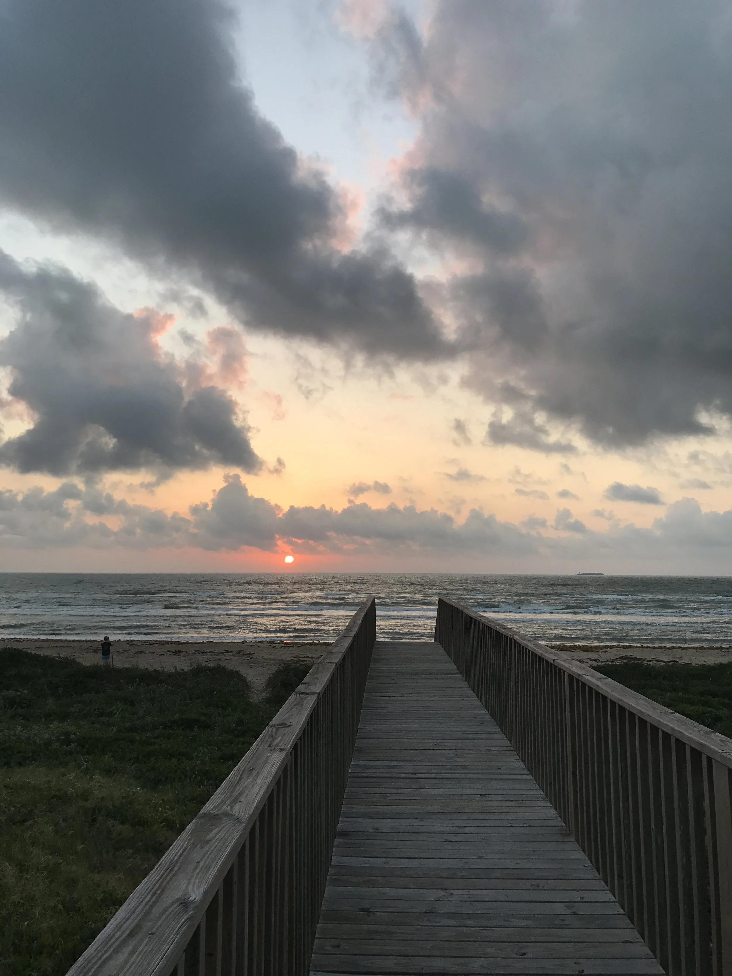 Sunrise from our rental.