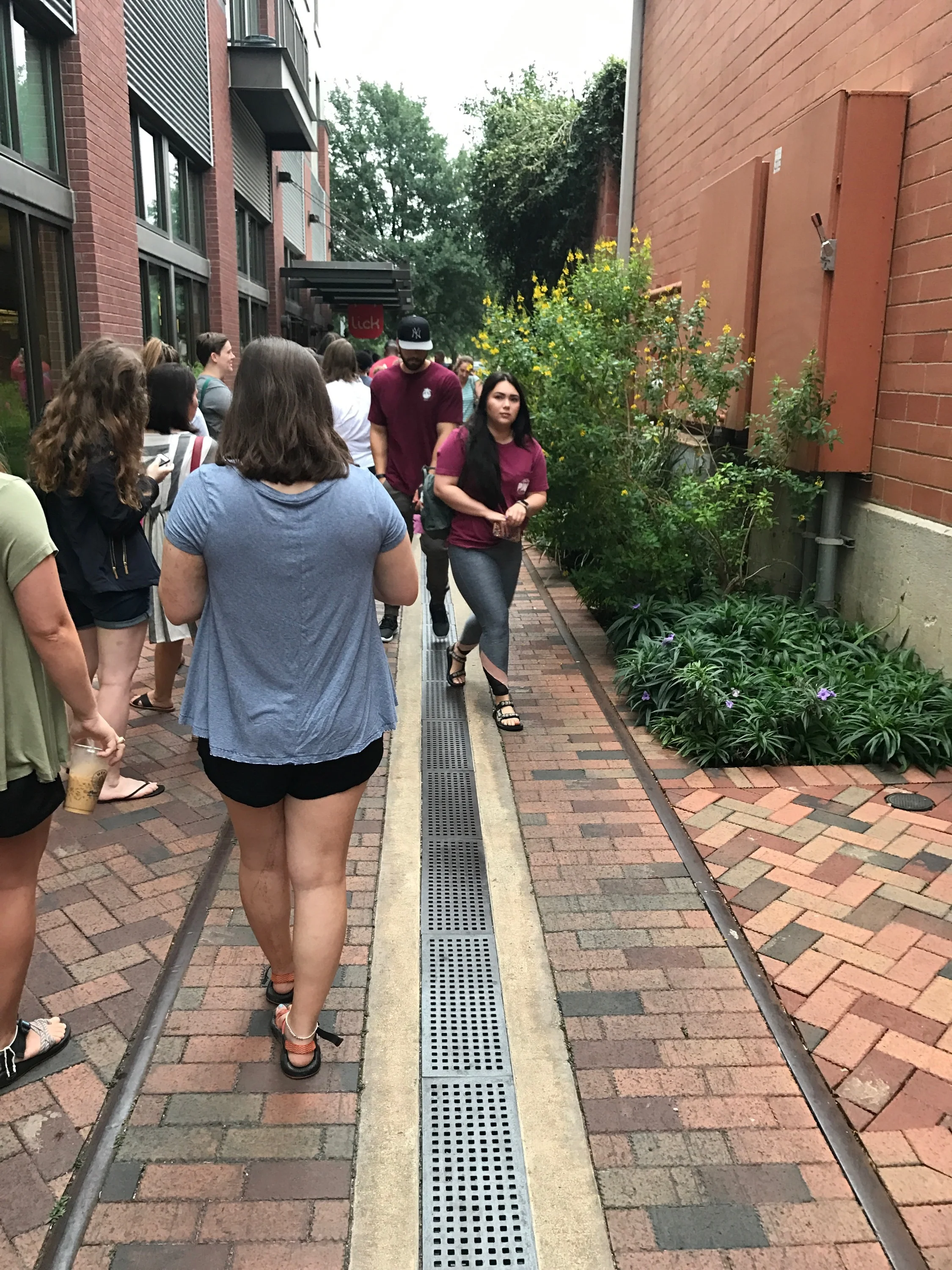 The line from somewhere in the back.