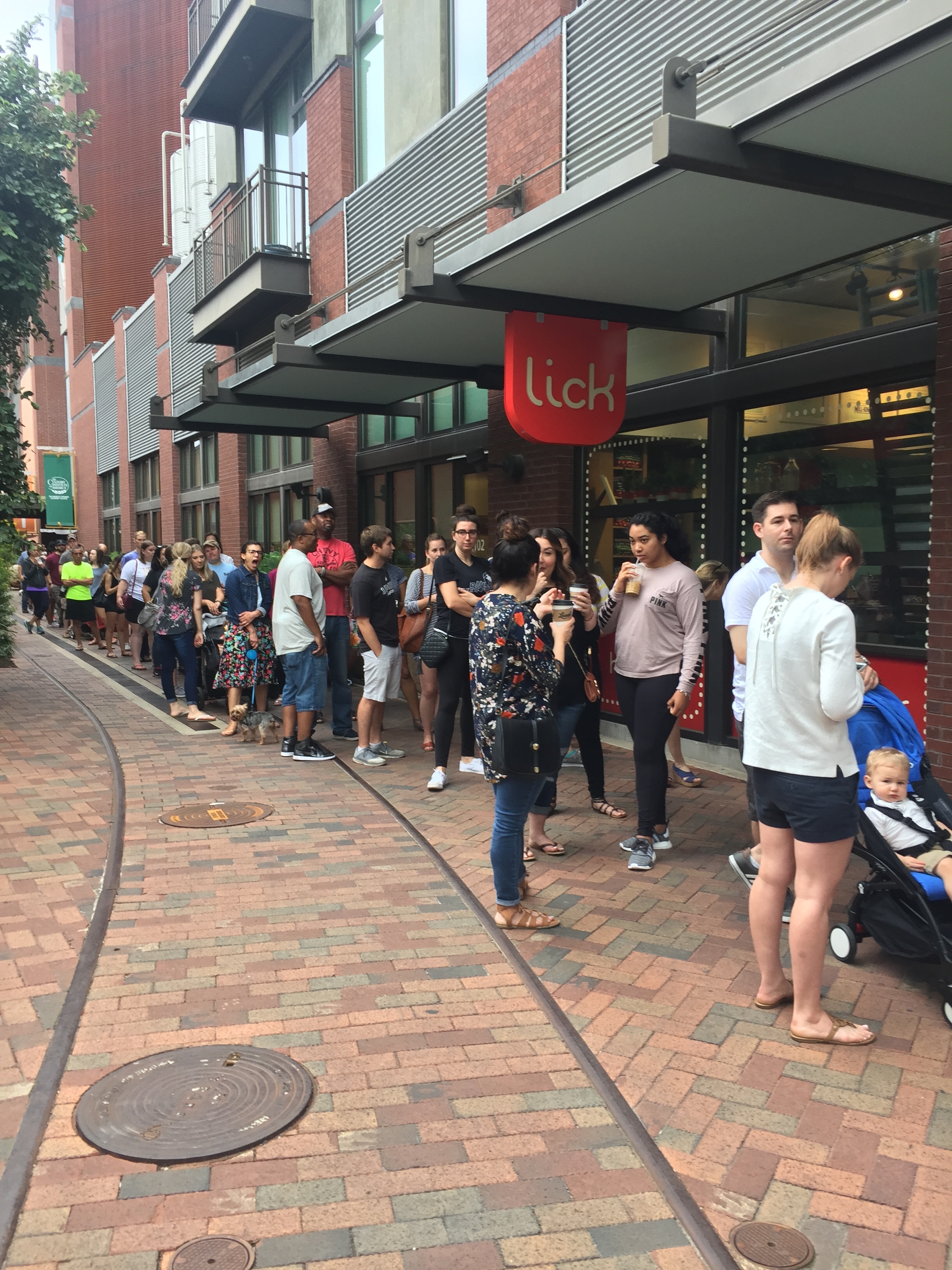 The line from the front.