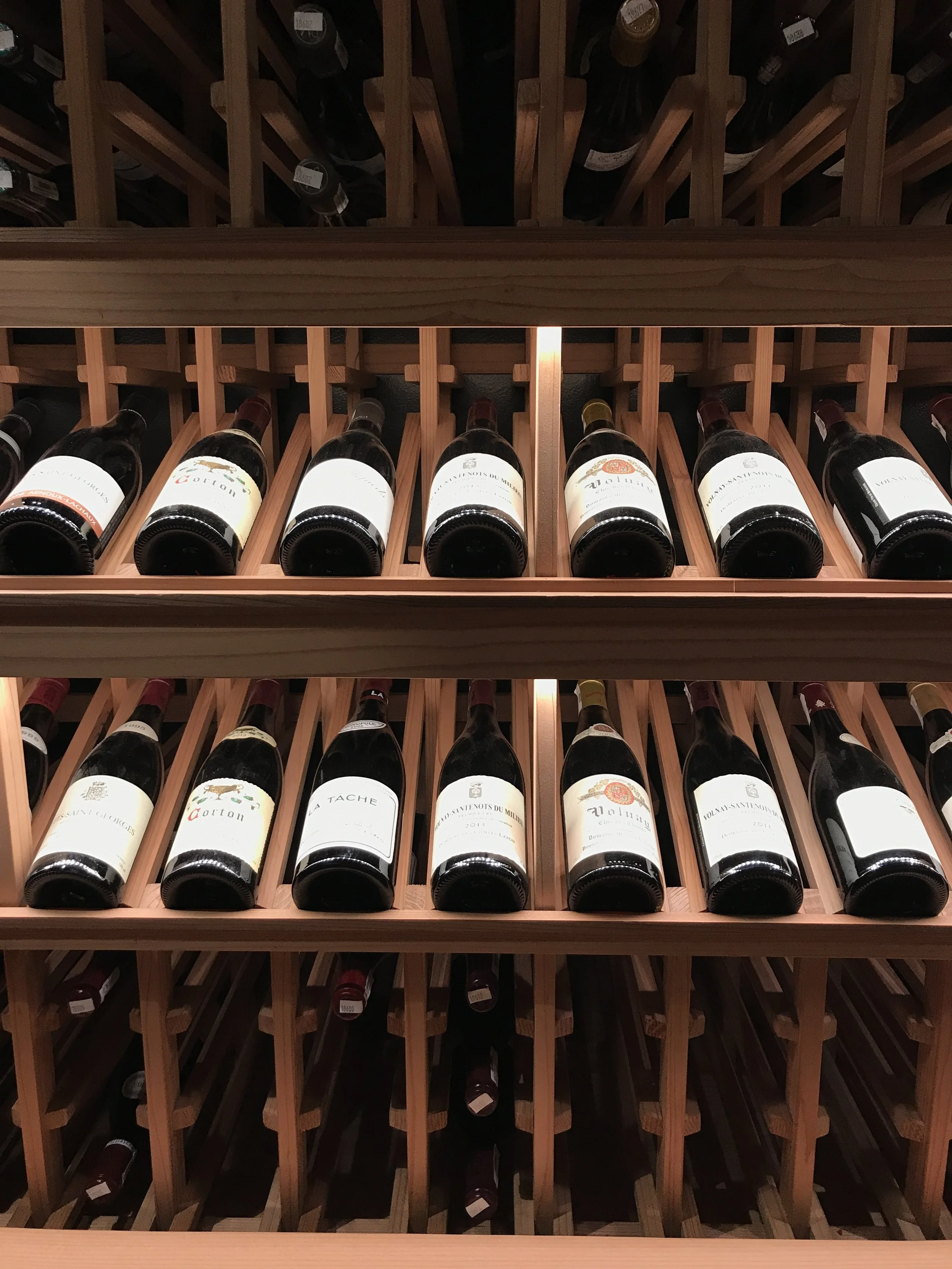Checking out the Wine Cellar onsite