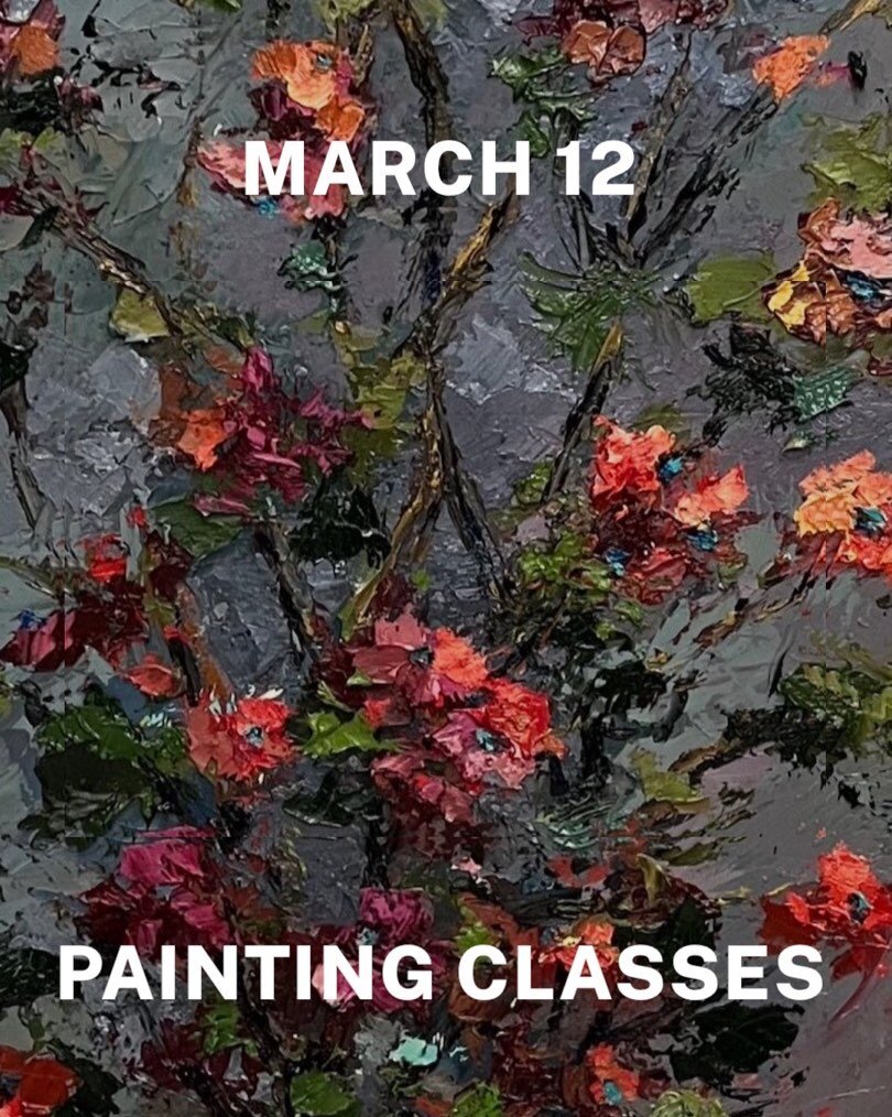 Group painting classes start next week. March 12 - April 2. Tuesdays 6 a 8:30 pm  dawnart.com